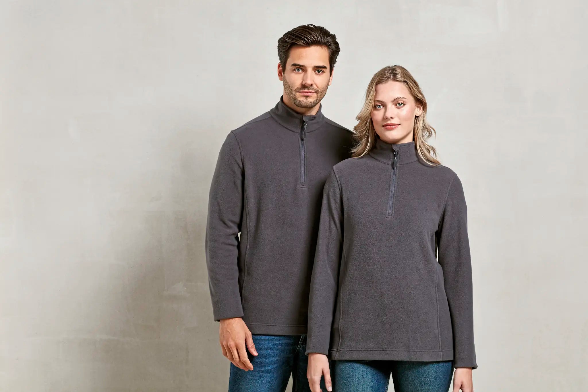 all-groups Unisex 'Recyclight' 14 Zip Micro Fleece