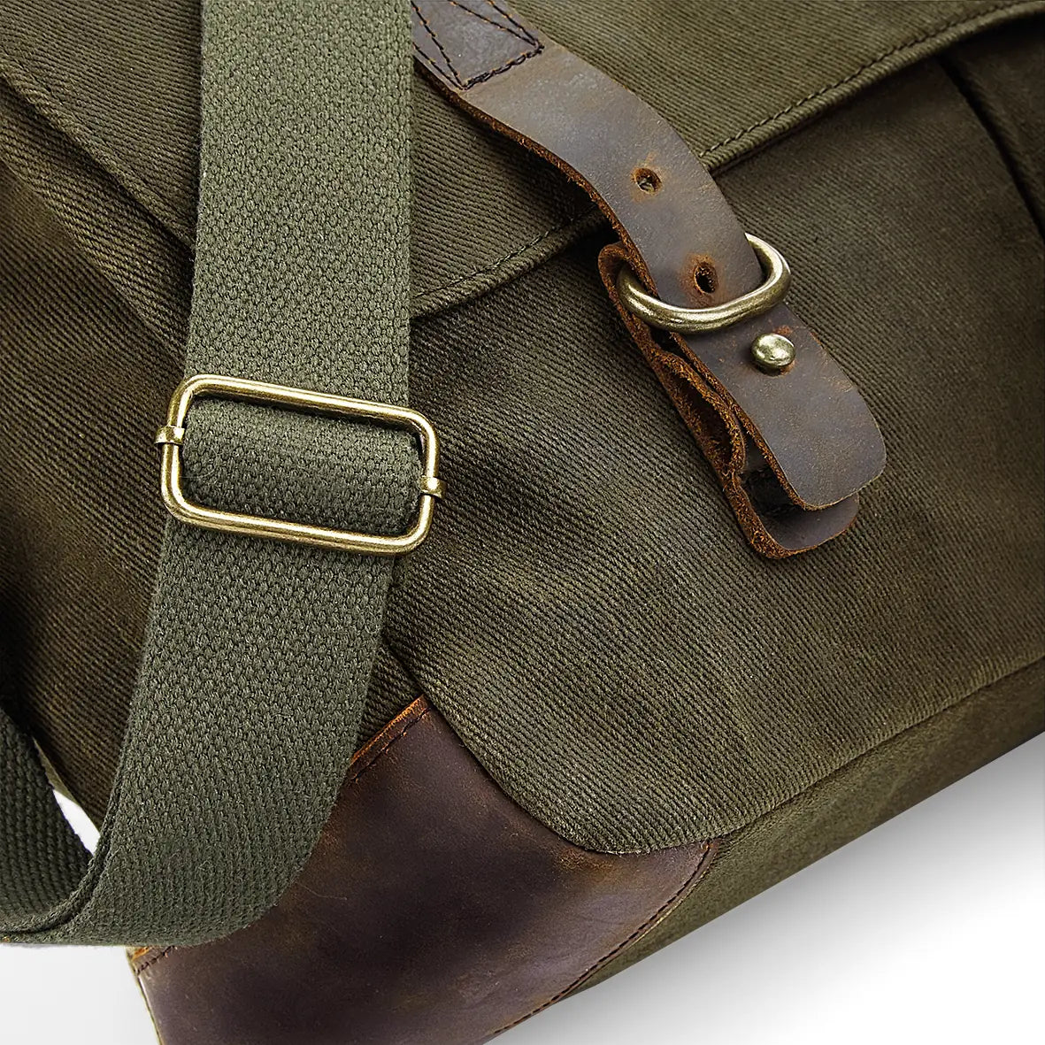 all-groups Heritage Waxed Canvas Messenger