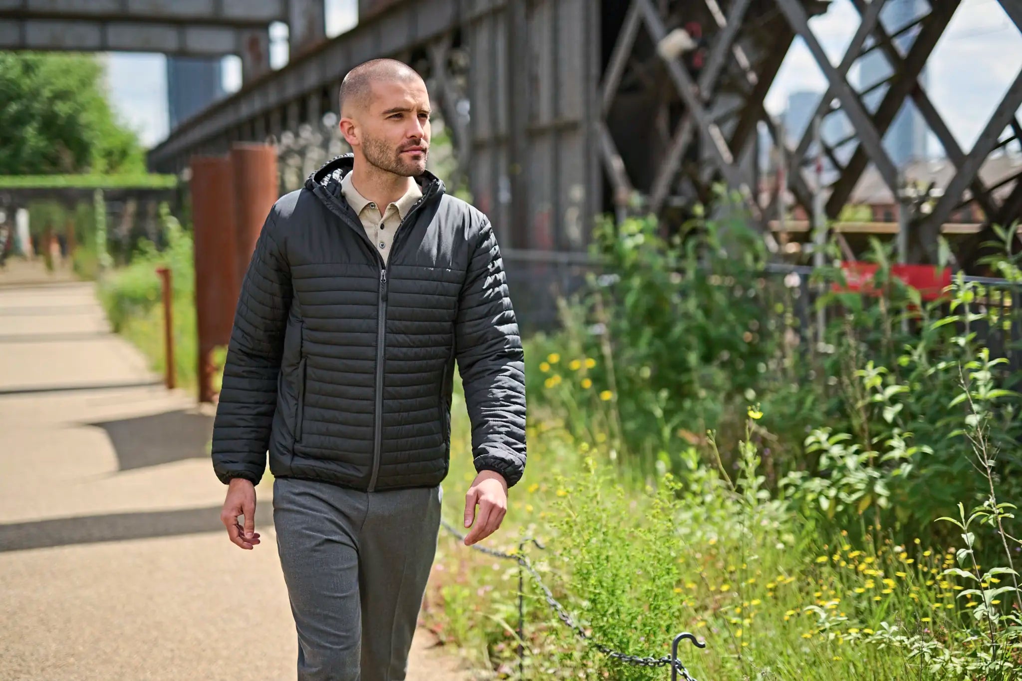 all-groups Men's Honestly Made Recycled Thermal Jacket