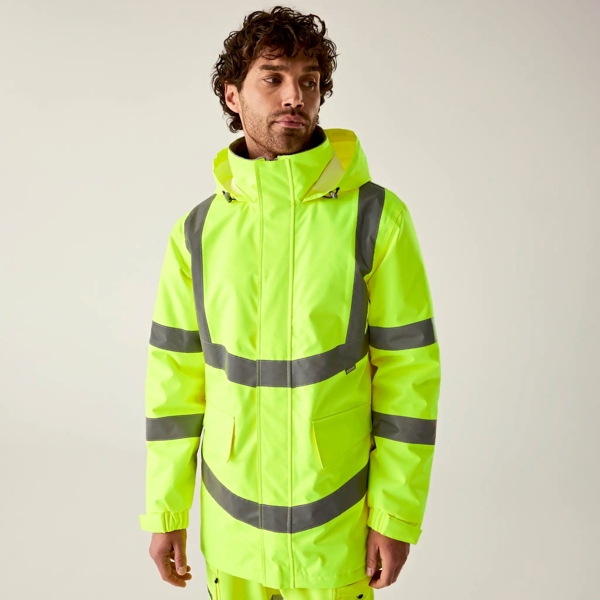 all-groups Men's Hi Vis Pro Contract Dover Parka Jacket