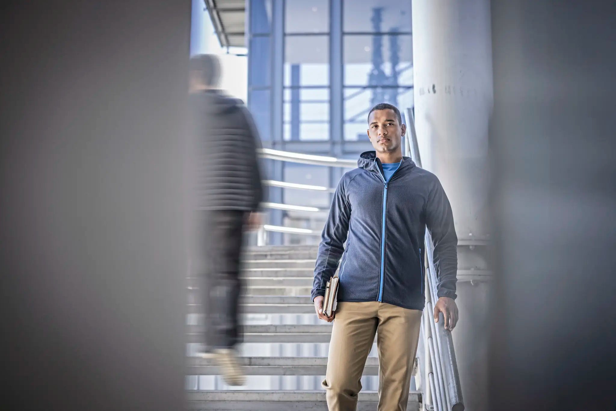 all-groups Men's Navigate Hooded Full Zip Fleece