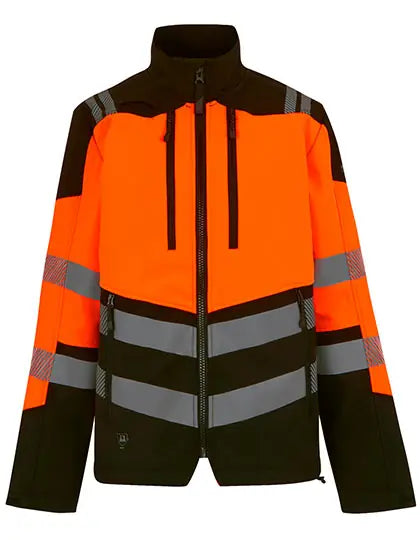 Men's Hi Vis X Pro 3 Layer Softshell Jacket Class 2
