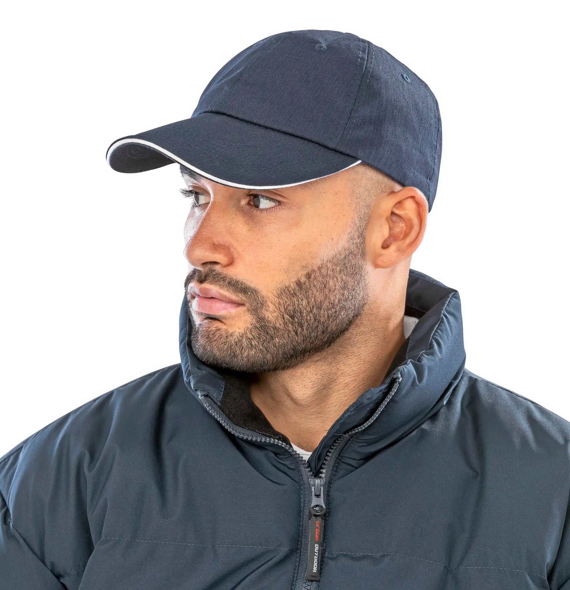 all-groups Herringbone Cap With Sandwich Peak