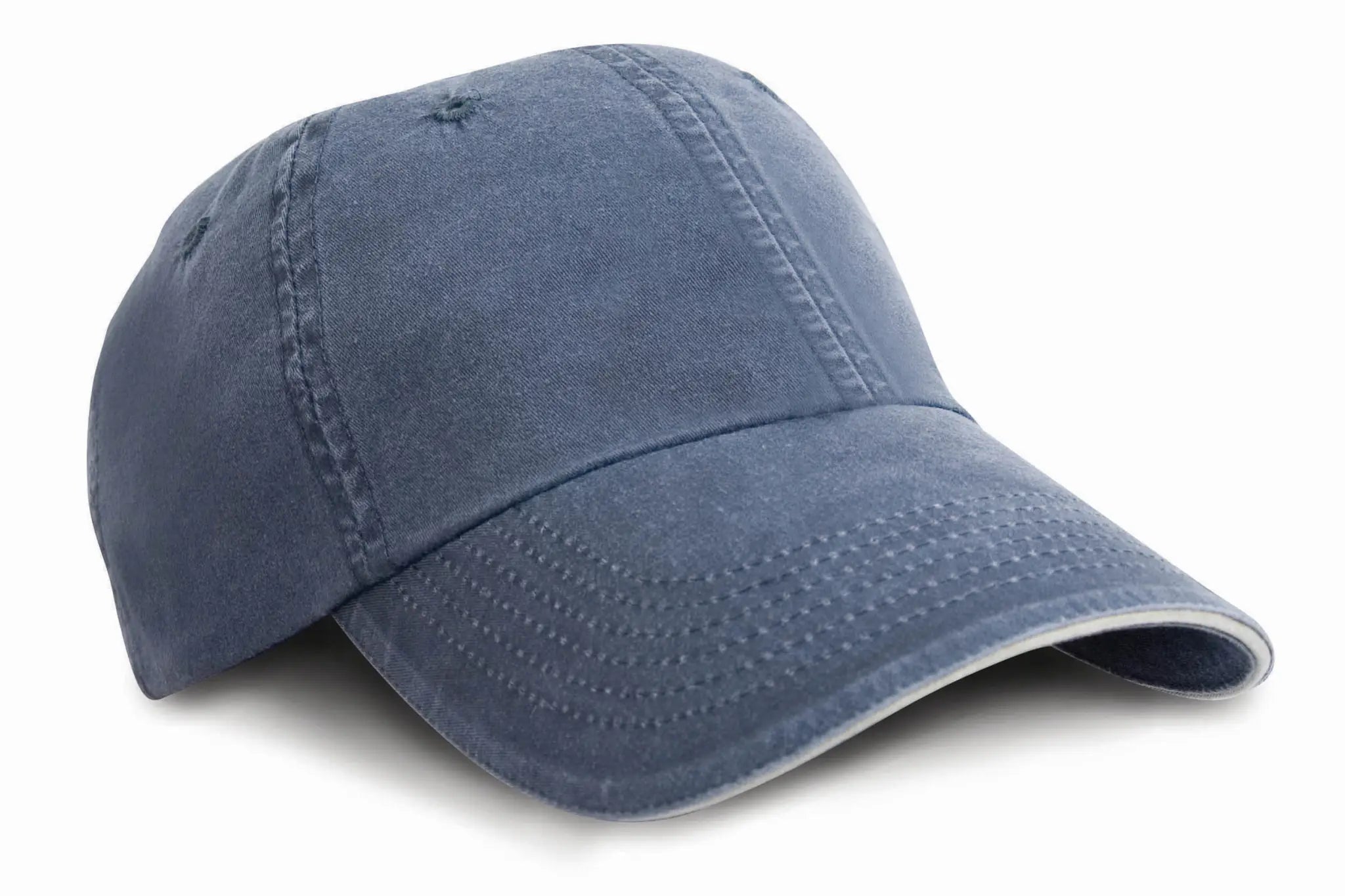 all-groups Washed Fine Line Cotton Cap With Sandwich Peak