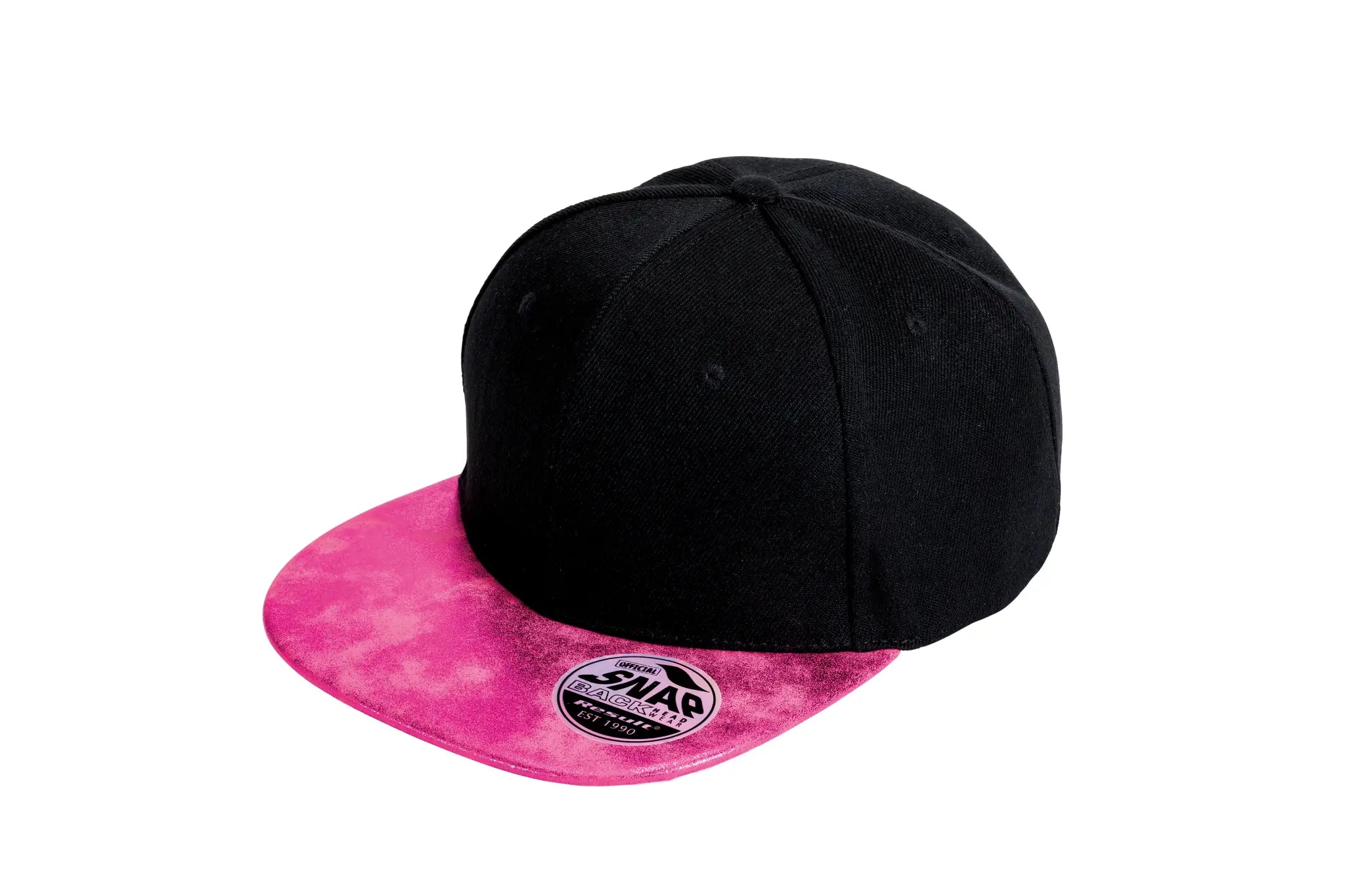all-groups Bronx Flat Glitter Peak Snapback Cap