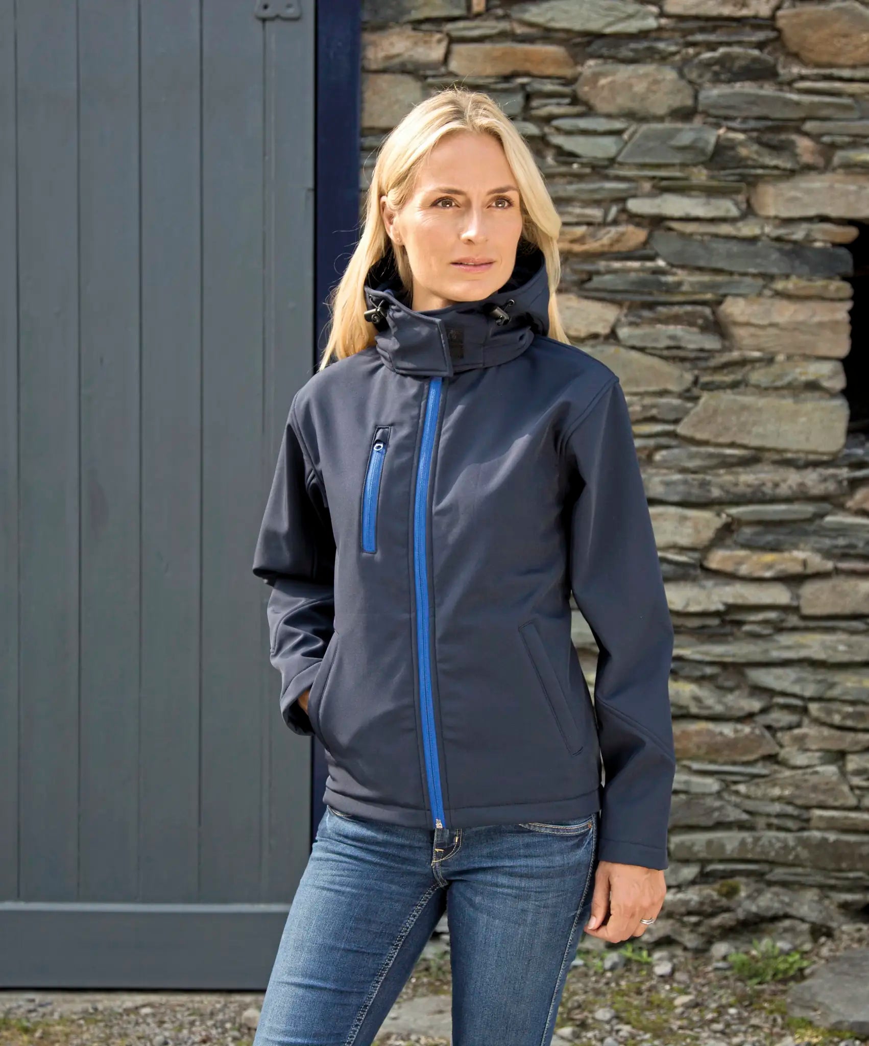 all-groups Women's TX Performance Hooded Soft Shell Jacket