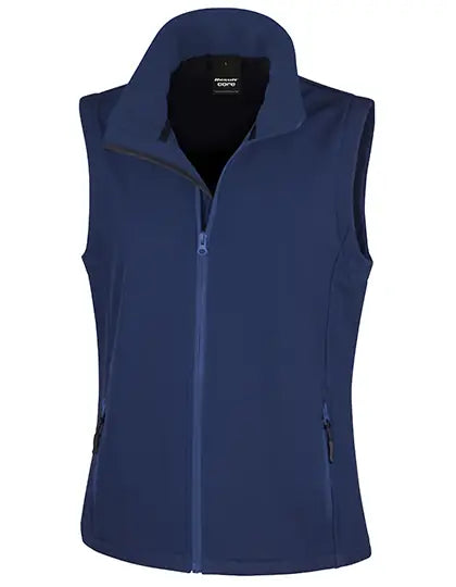 Women's Softshell Bodywarmer with Recycled Fleece Inner