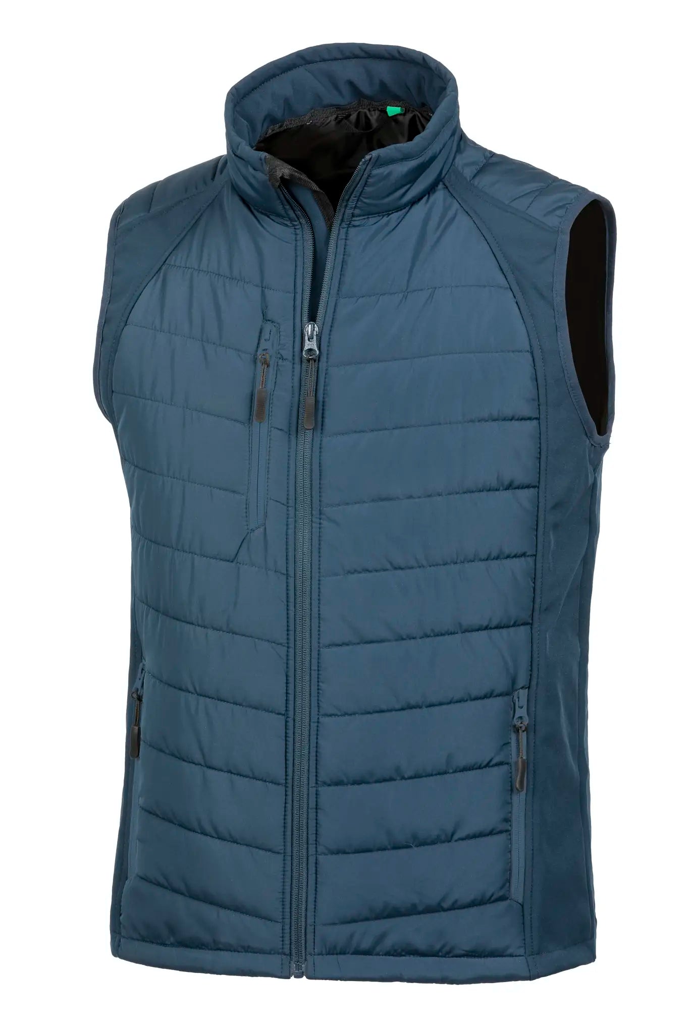 all-groups Men's Recycled Compass Padded Softshell Gilet