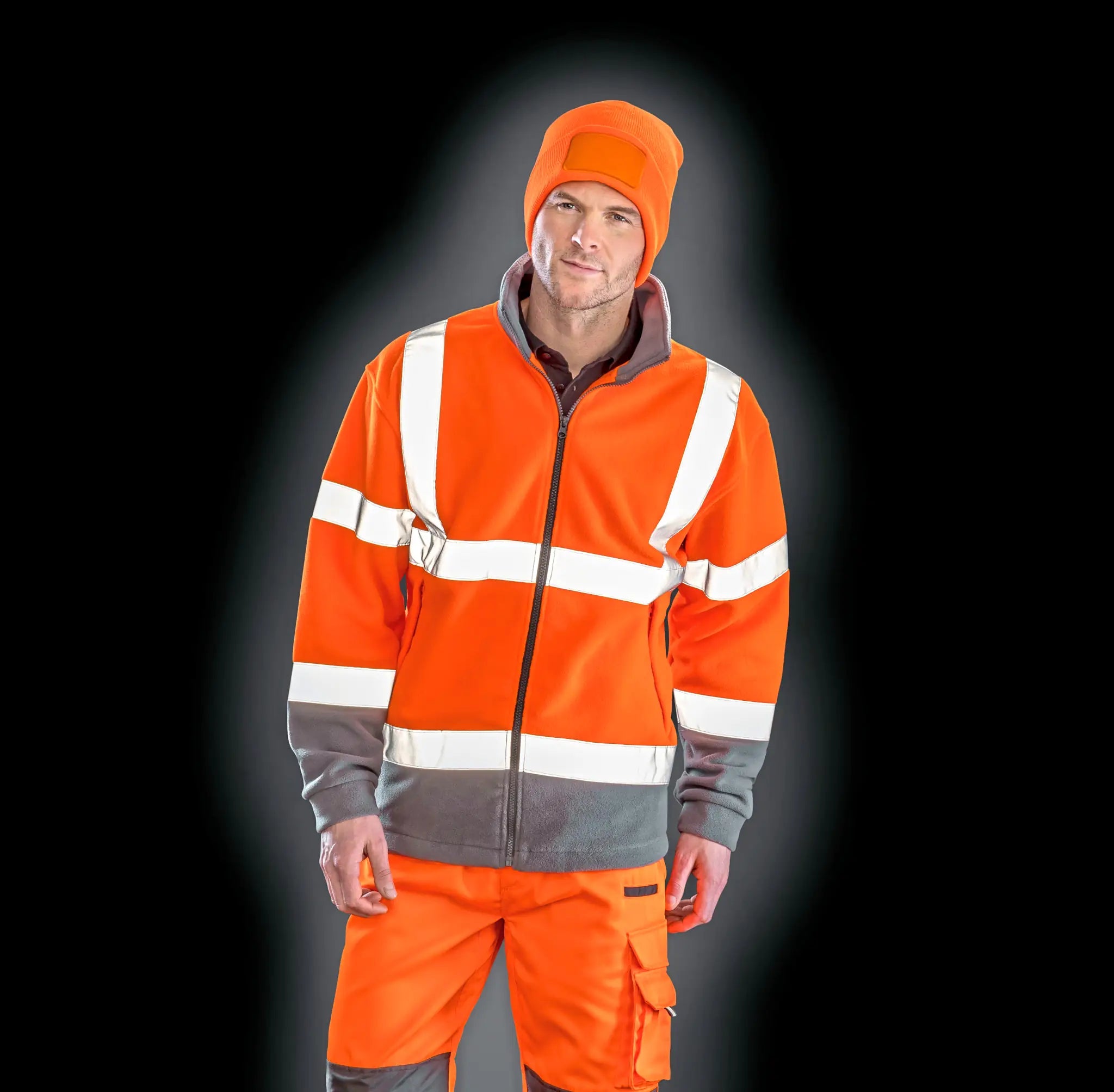 all-groups Unisex Safety Microfleece Jacket