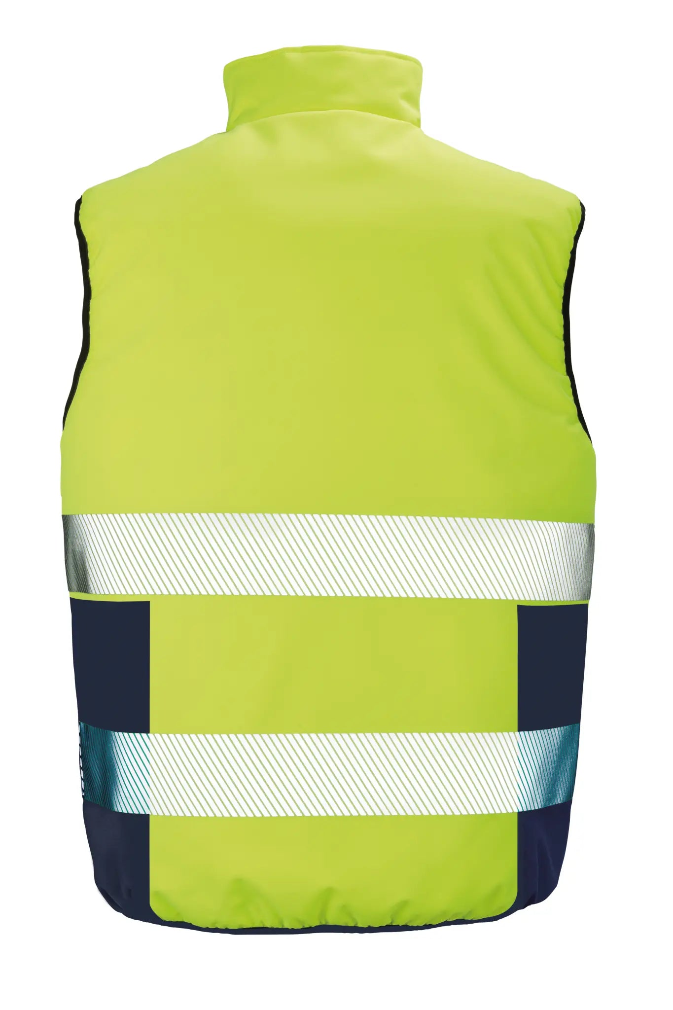all-groups Men's Reversible Soft Padded Safety Gilet