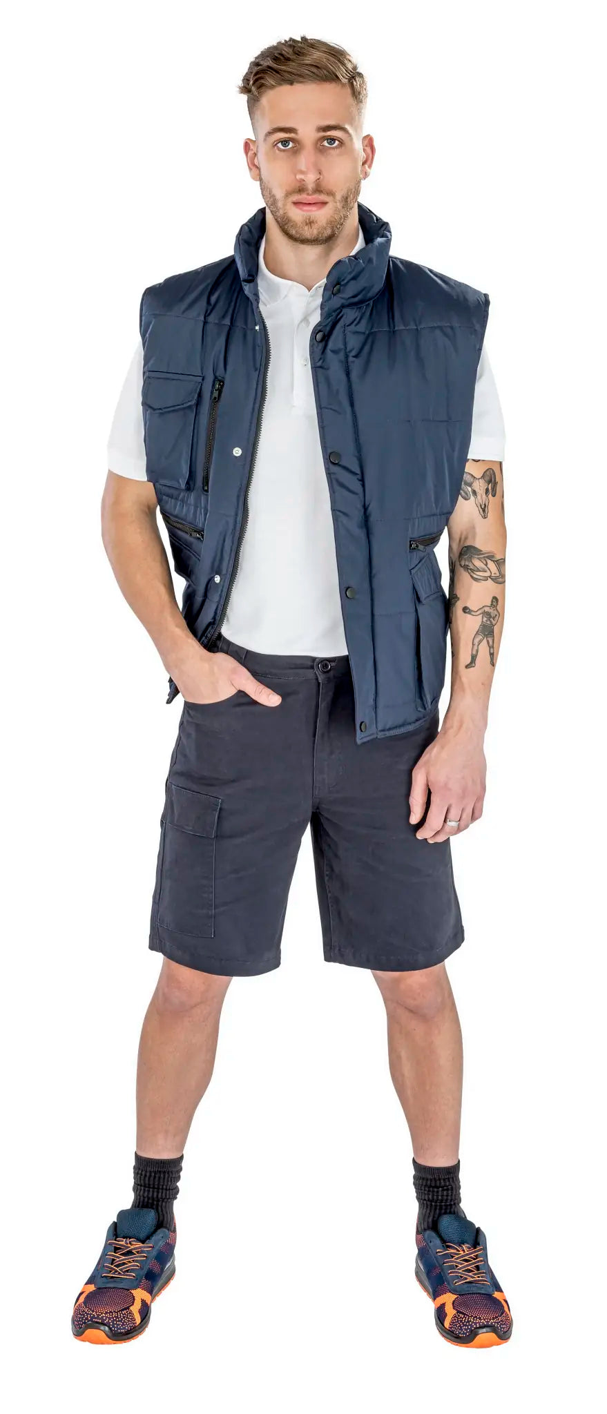 all-groups Men's Super Stretch Slim Chino Shorts