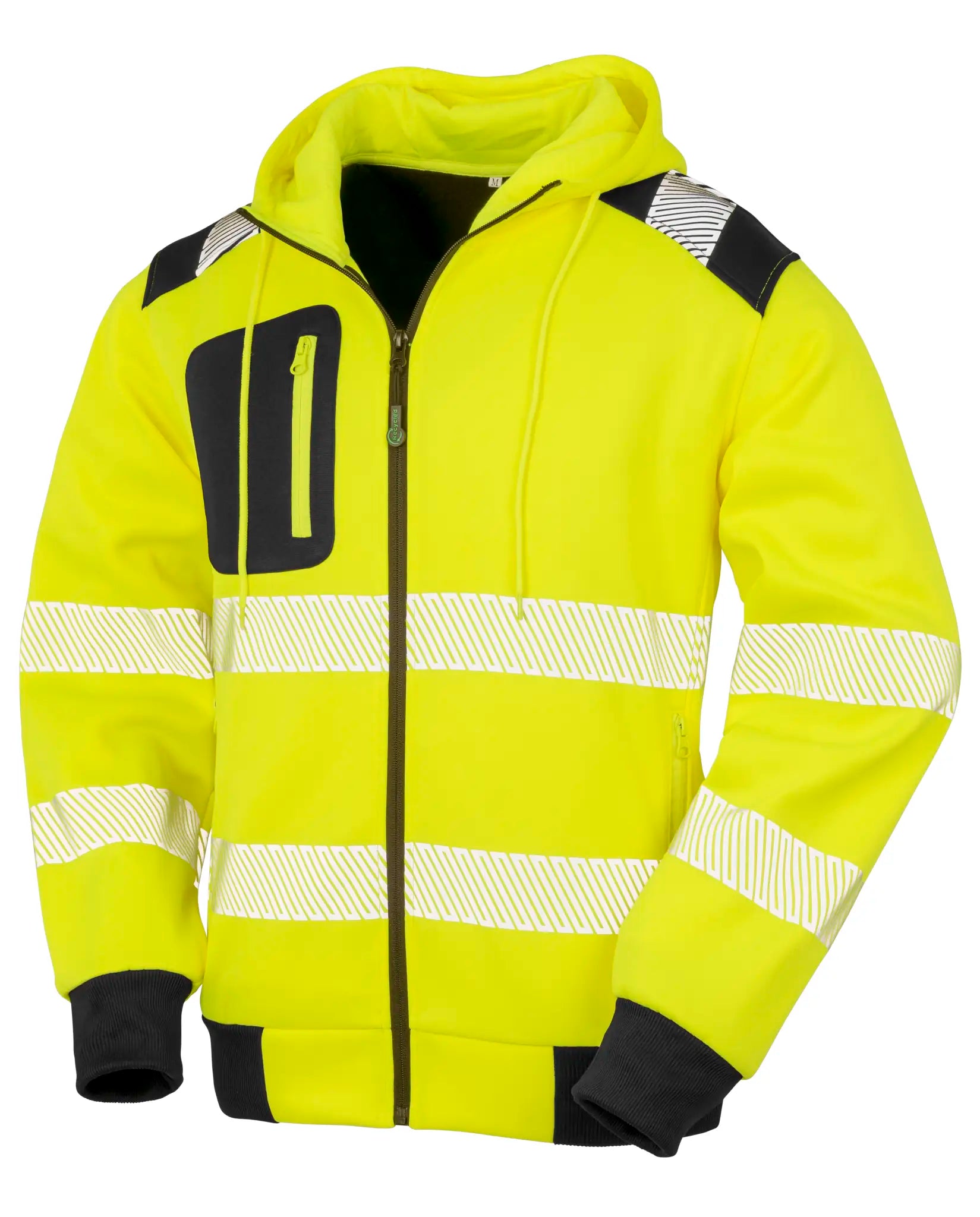 all-groups Unisex Recycled Zipped Safety Hoodie