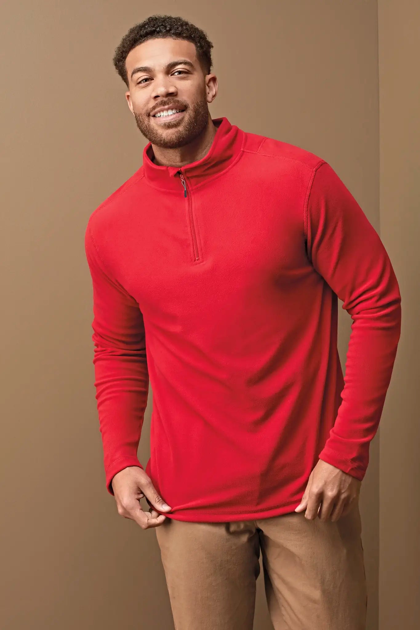 all-groups Men's Classic Fleece Half Zip