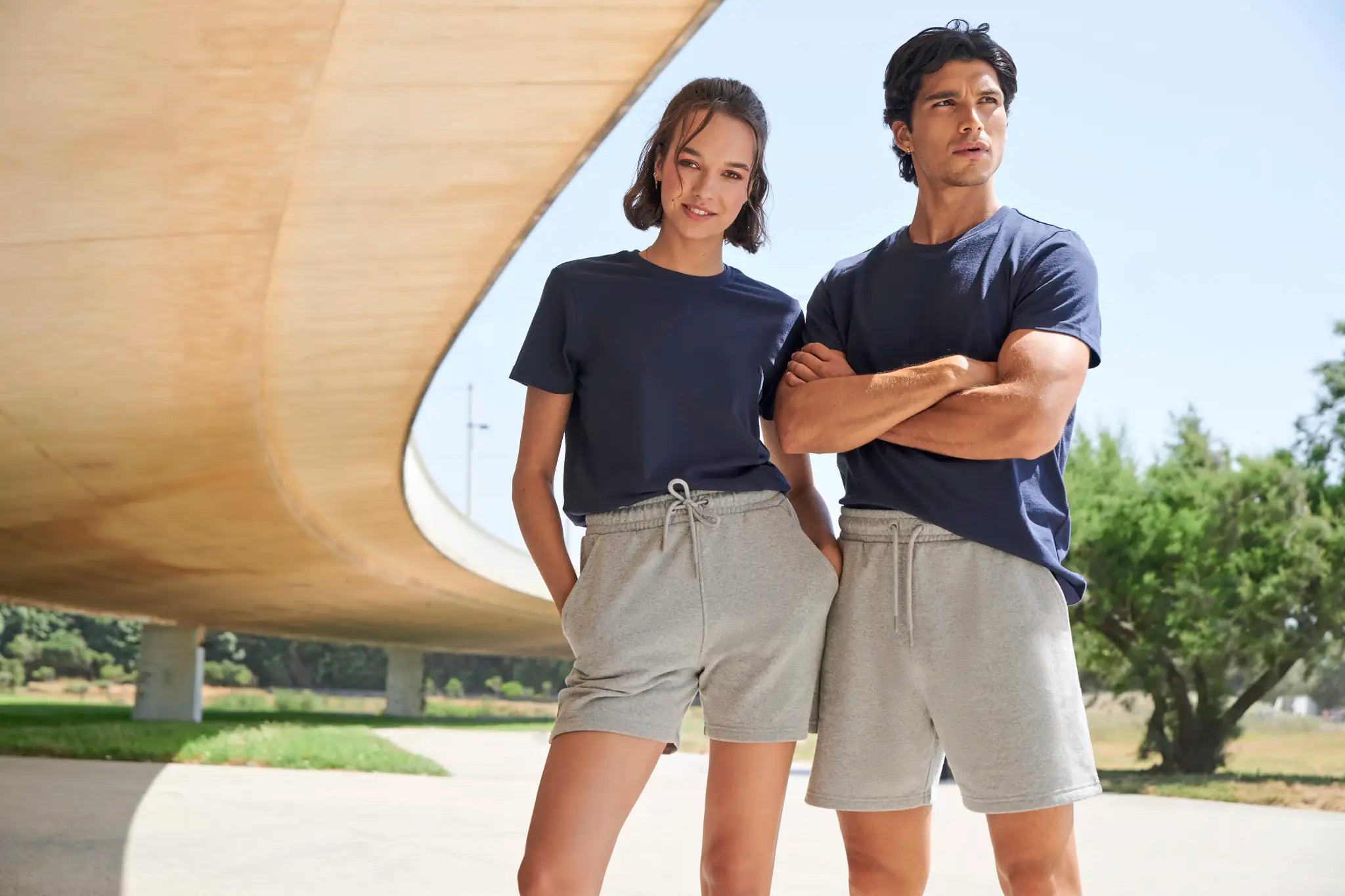 all-groups Unisex Sustainable Fashion Sweatshirt Shorts