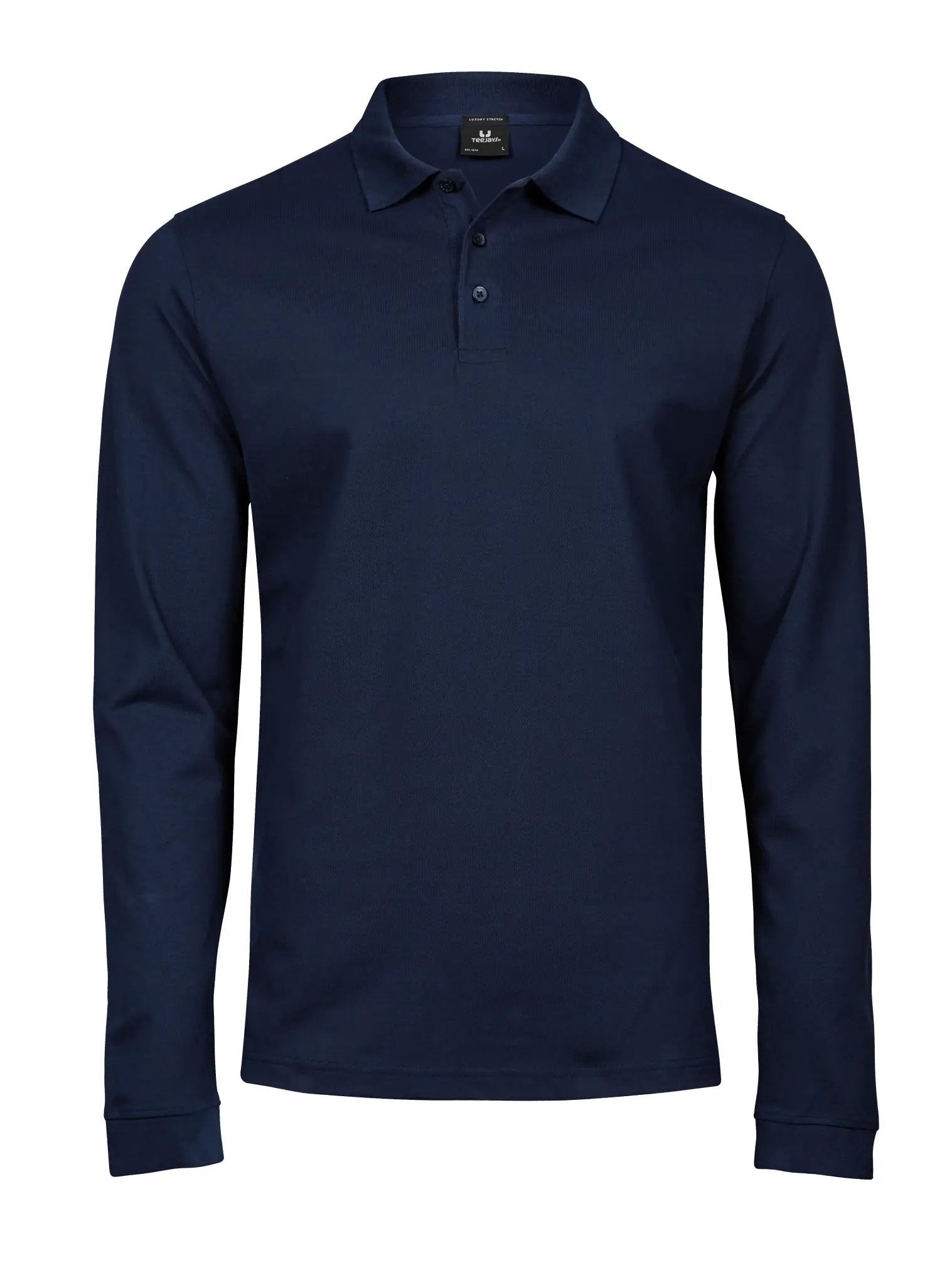 all-groups Men's Luxury Stretch Long Sleeve Polo