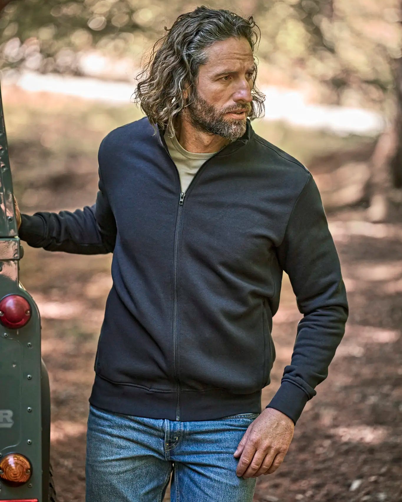 all-groups Men's Full Zip Sweatshirt Cardigan