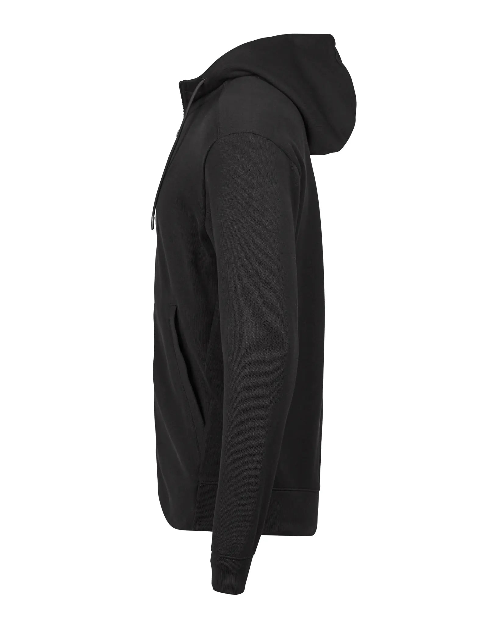 all-groups Unisex Ribbed Interlock Hooded Full Zip