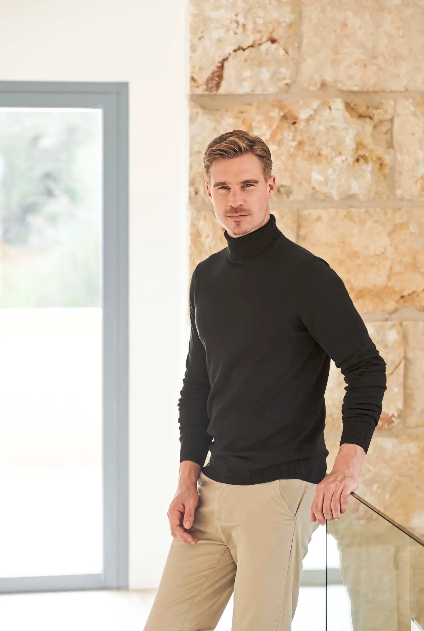 all-groups Men's Roll Neck Jumper