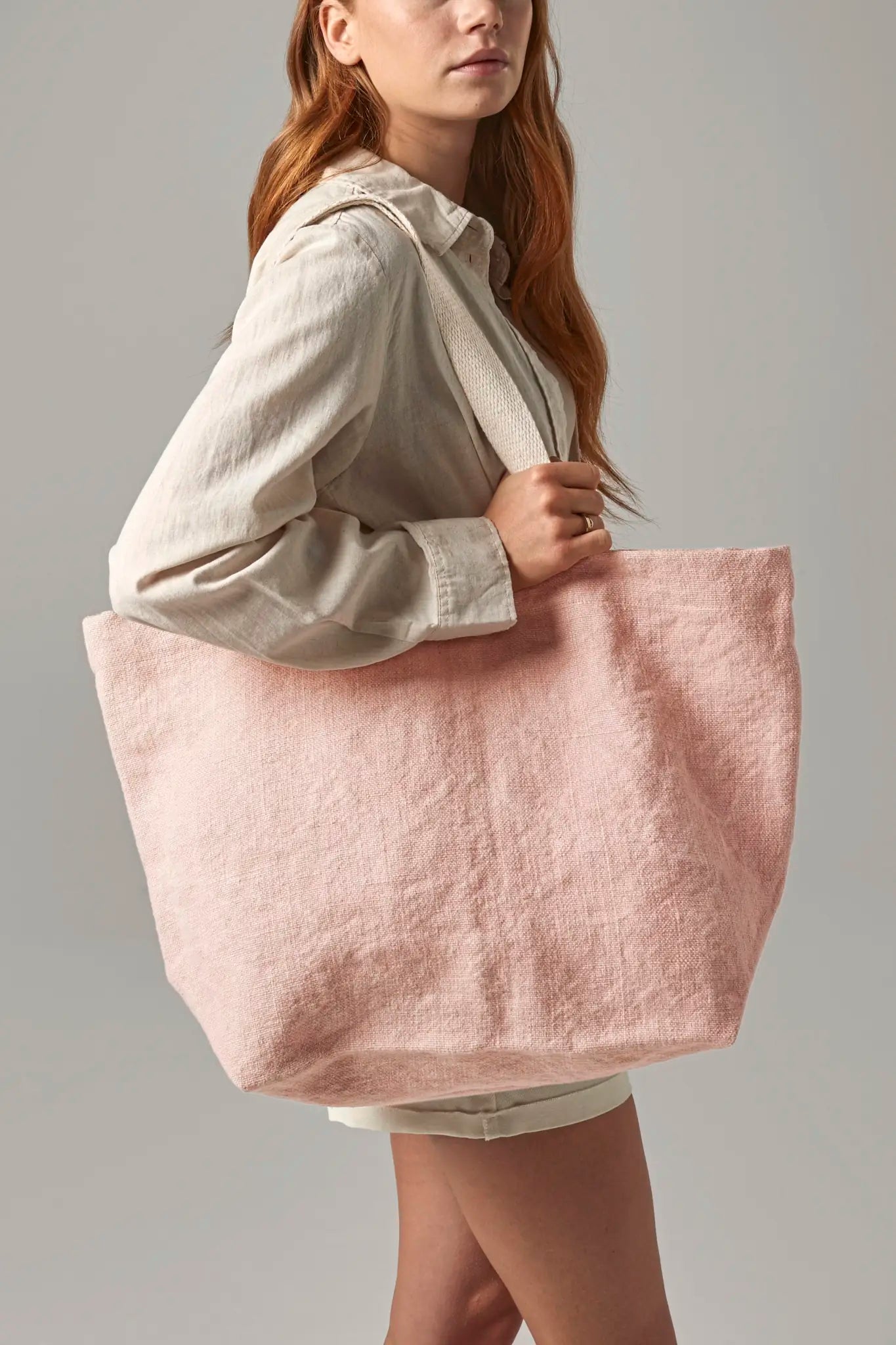 all-groups Soft Washed Jute Beach Bag