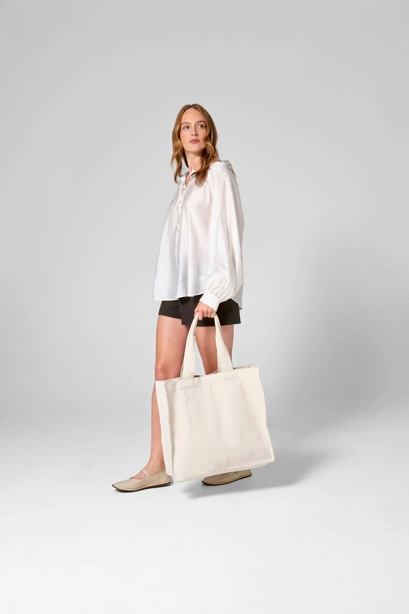 all-groups Chevron Handle Shopper