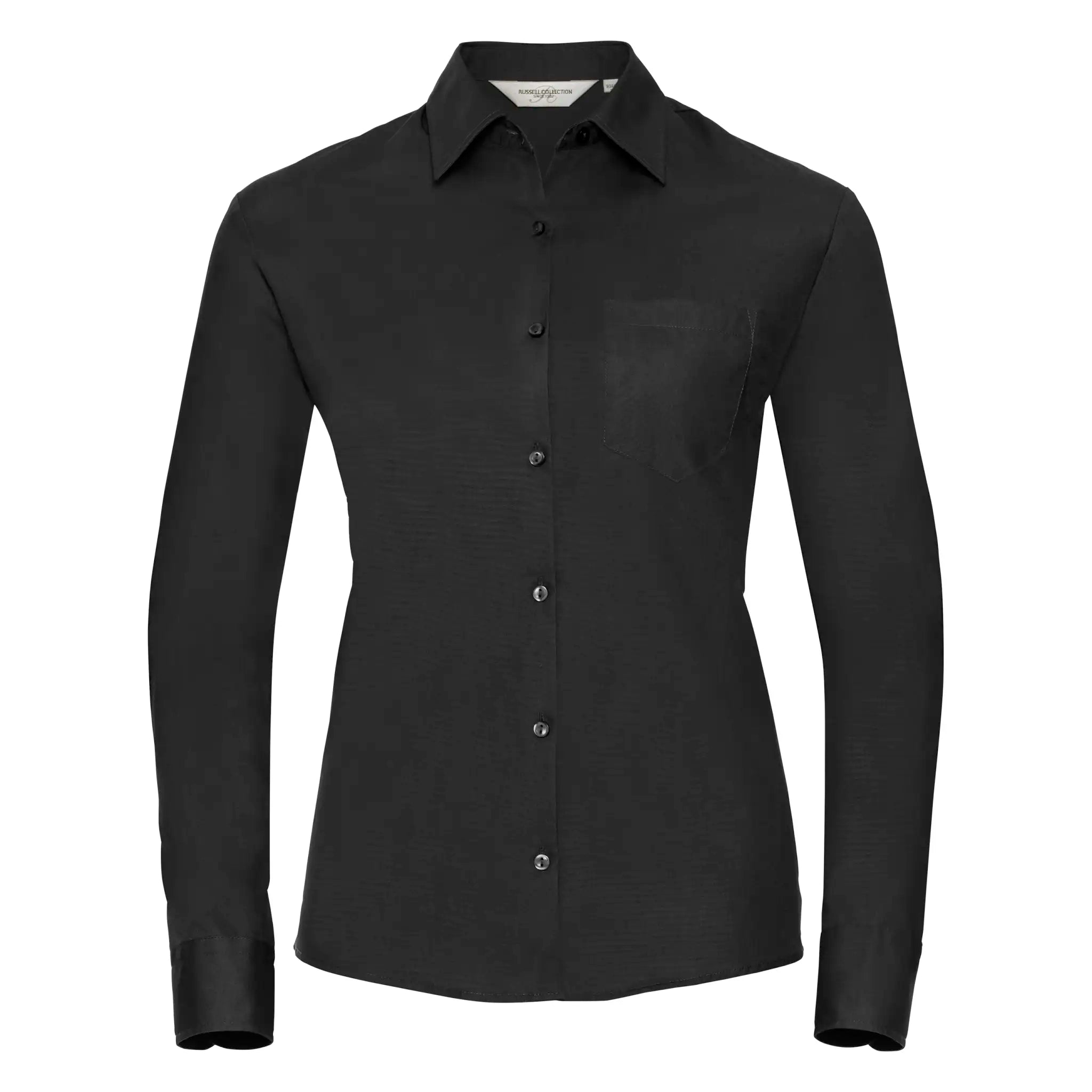 all-groups Women's Long Sleeve Classic Pure Cotton Poplin Shirt