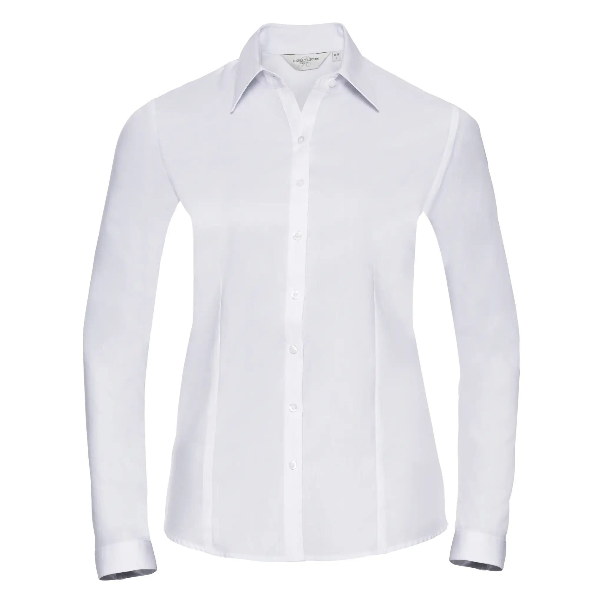 all-groups Women's Long Sleeve Tailored Herringbone Shirt