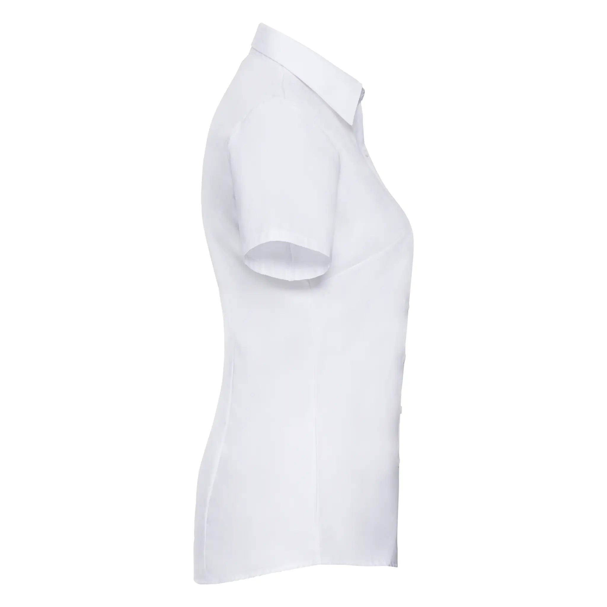 all-groups Women's Short Sleeve Tailored Herringbone Shirt