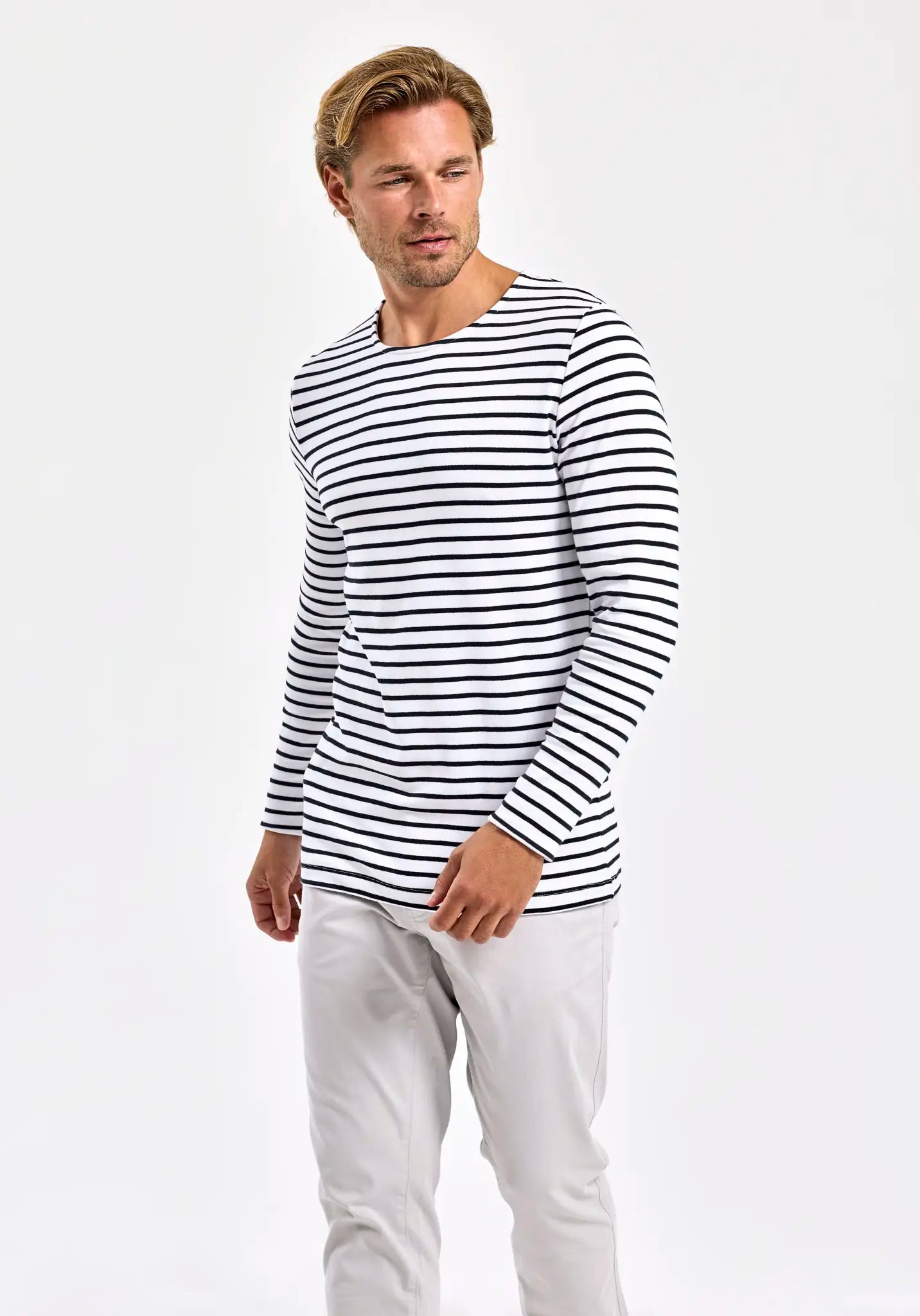 all-groups Men's Marinière Coastal Long Sleeve T-Shirt