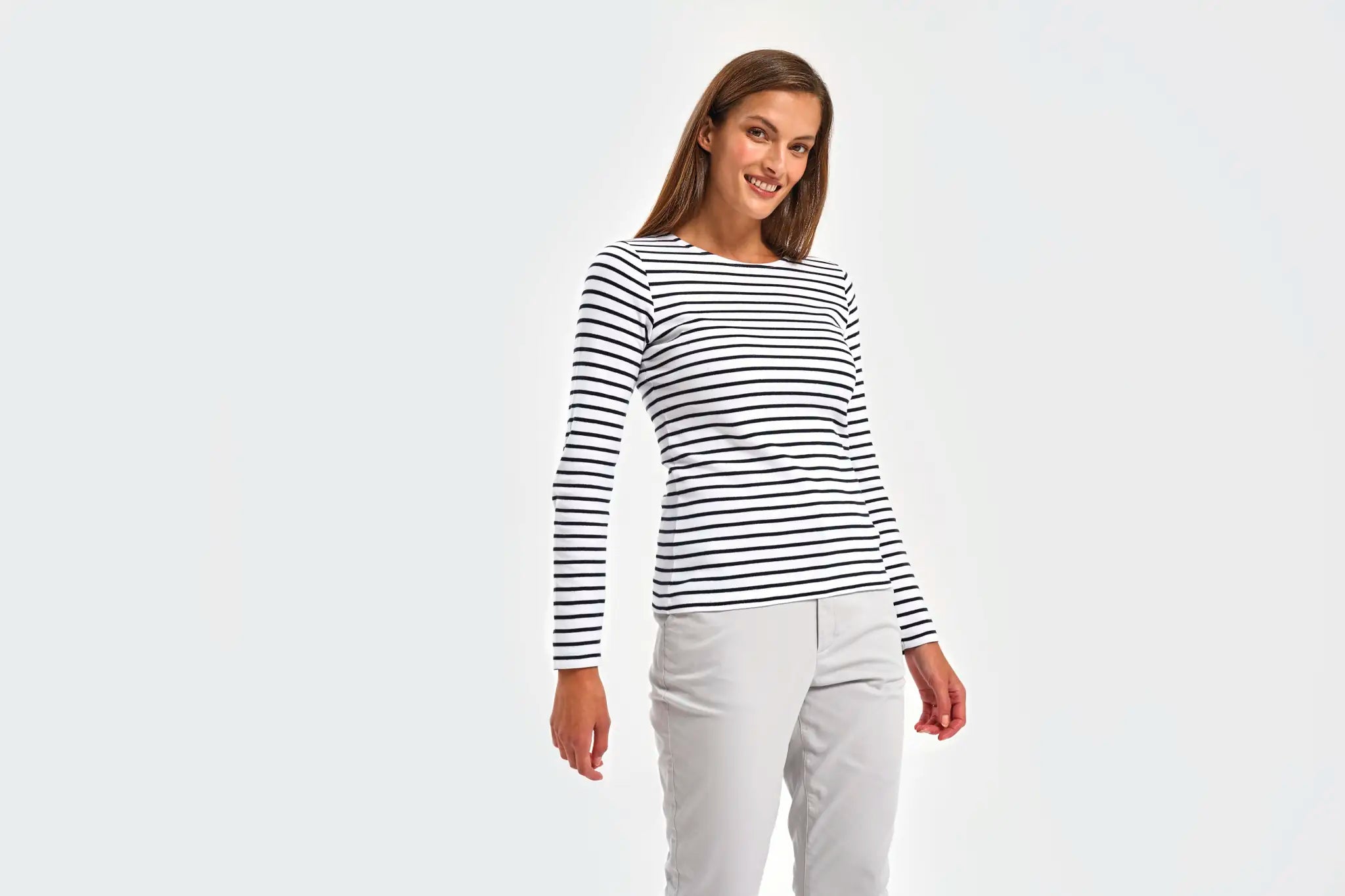 all-groups Women's Marinière Coastal Long Sleeve T-Shirt