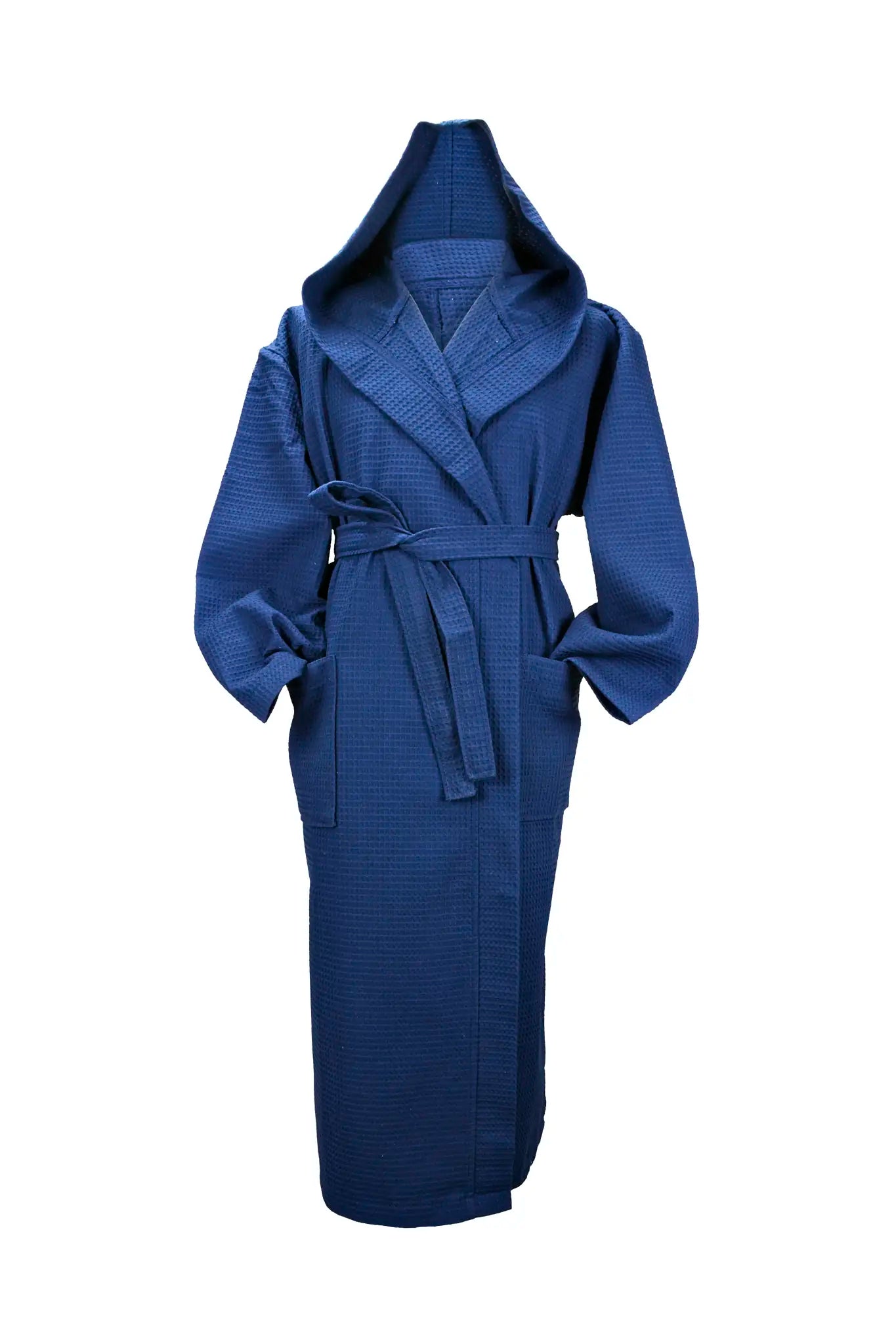 all-groups Men's Robezz Waffle Bathrobe With Hood