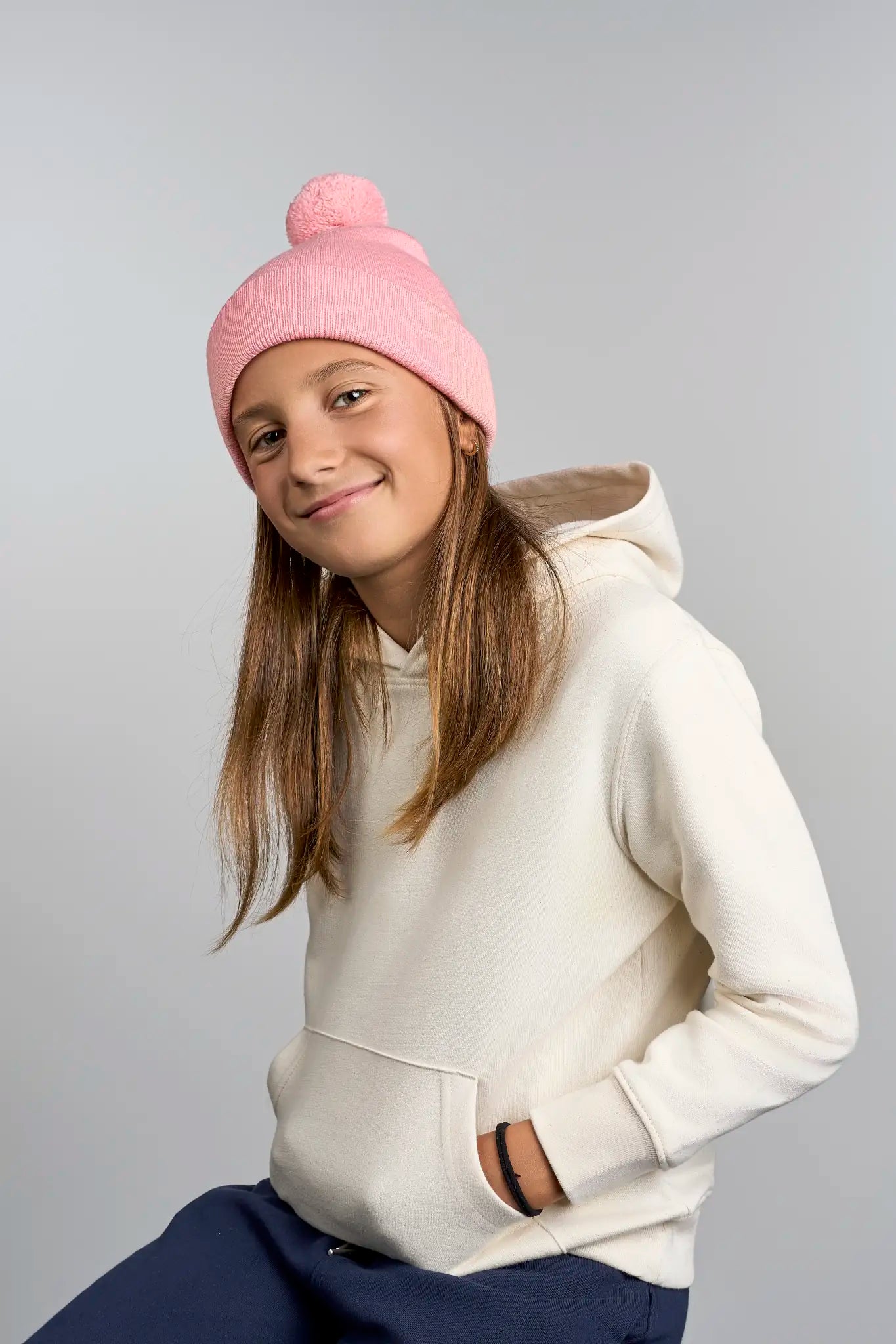 all-groups Kids' Wind s with Pompom Beanie