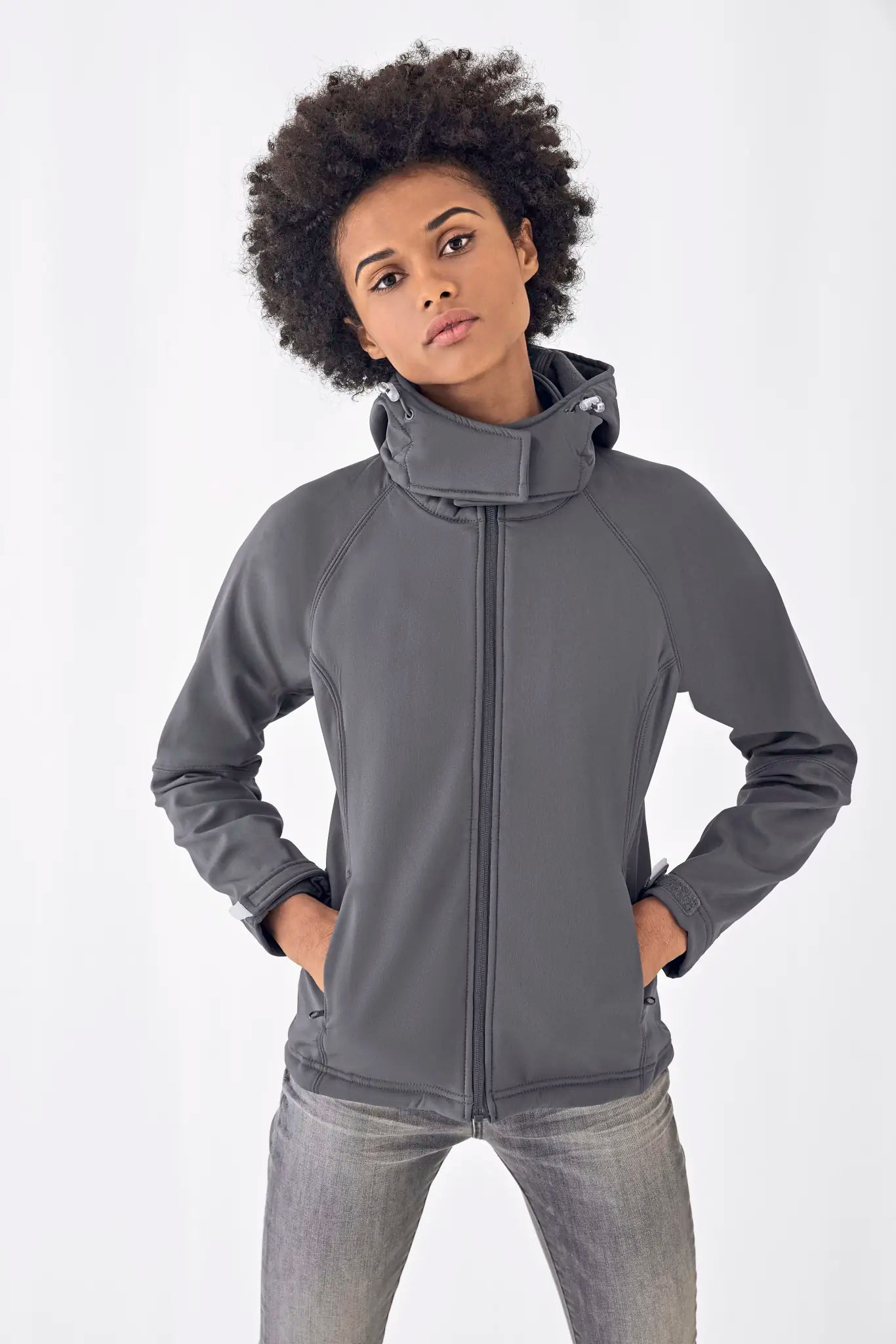 all-groups Women's Hooded Softshell