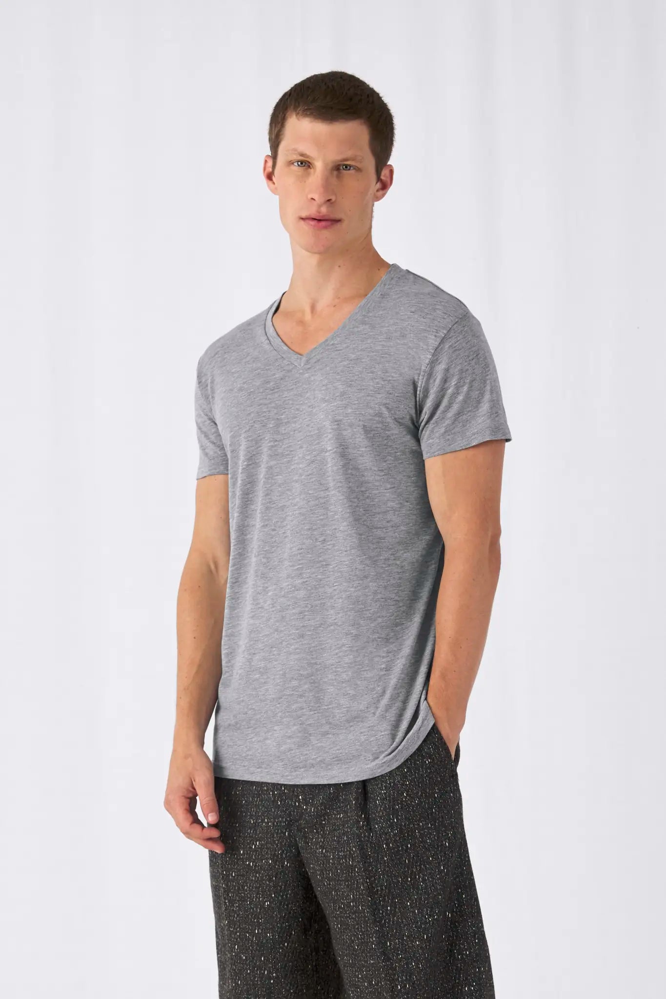 all-groups Men's V Neck Triblend T-Shirt