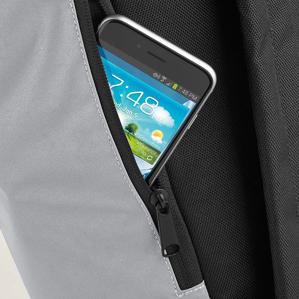 all-groups Reflective Roll Top Backpack