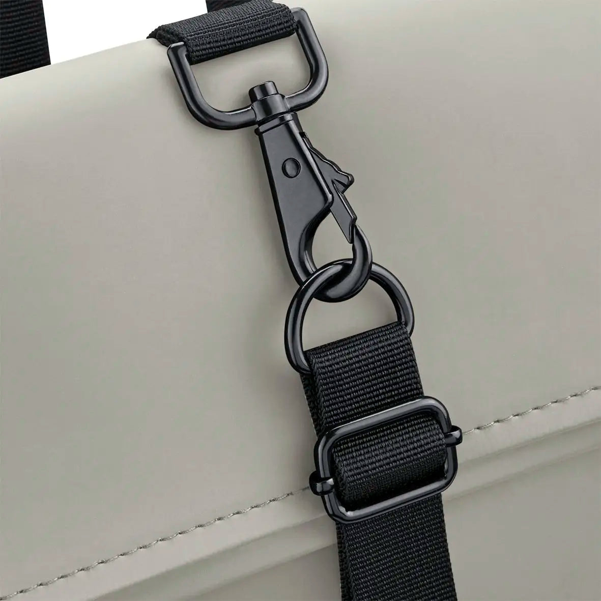 all-groups Matte PU Roll Top Backpack