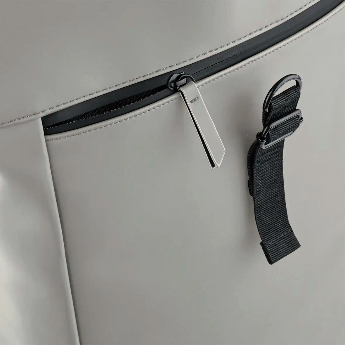 all-groups Matte PU Roll Top Backpack