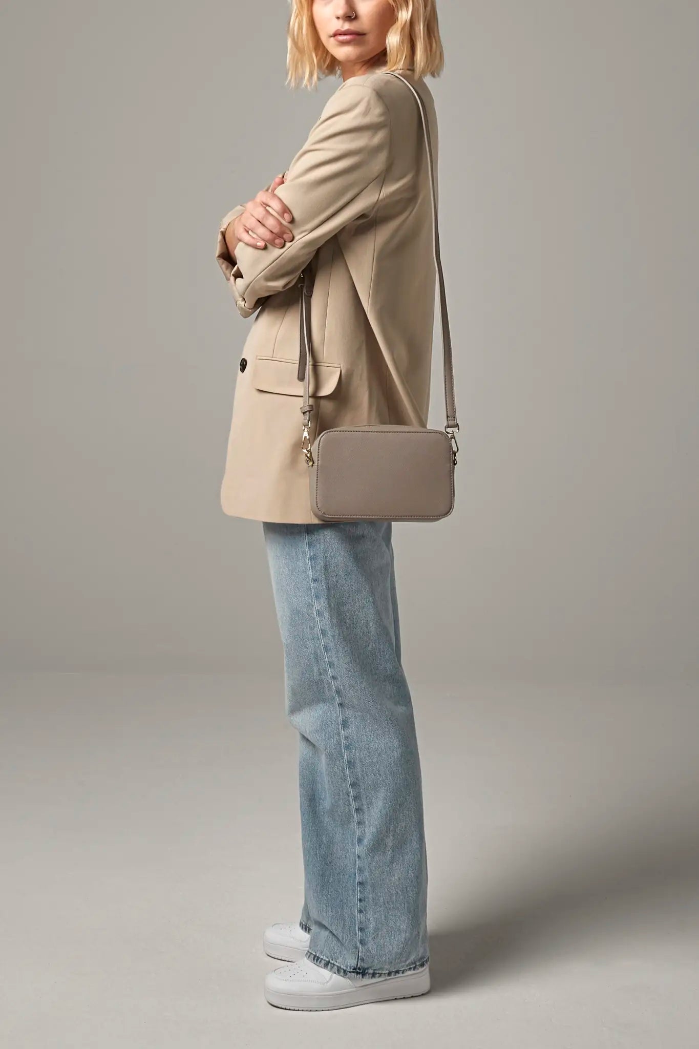 all-groups Boutique Structured Cross Body Bag