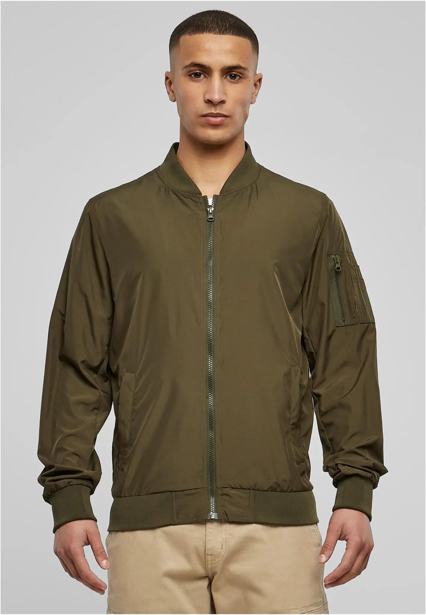 all-groups Men's Nylon Bomber Jacket