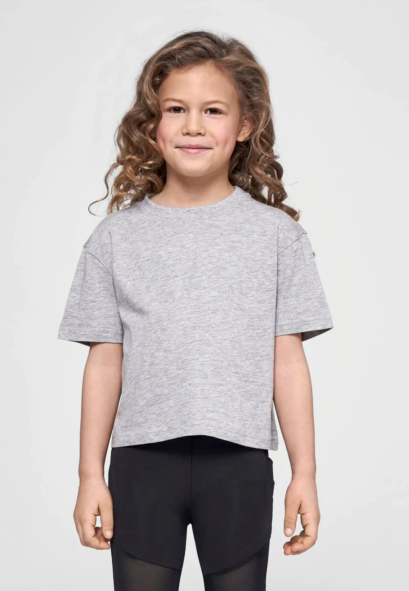 all-groups Kids' Girls Cropped Jersey T-Shirt