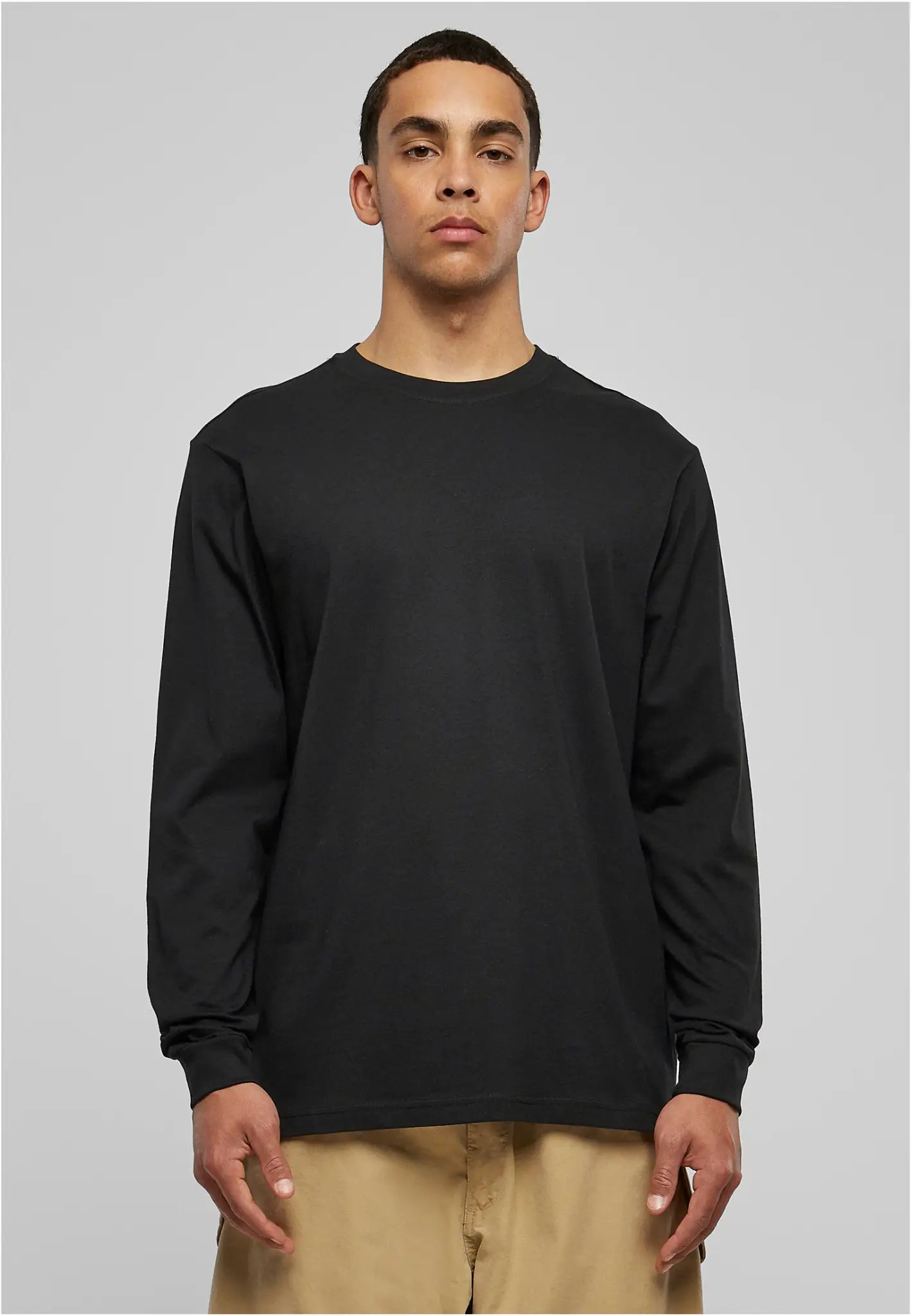 all-groups Men's Organic Long Sleeve With Cuffrib