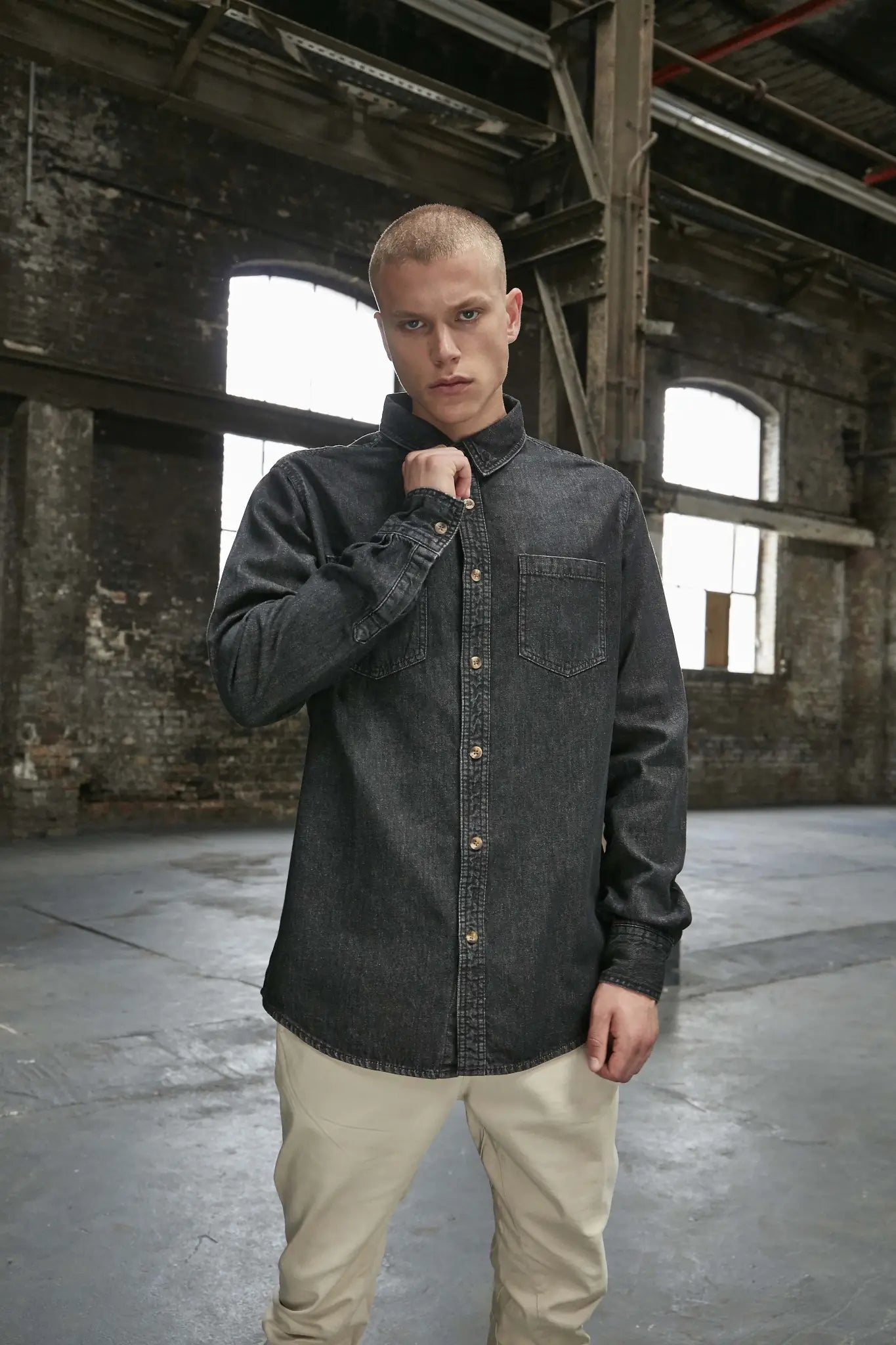 all-groups Men's Denim Shirt