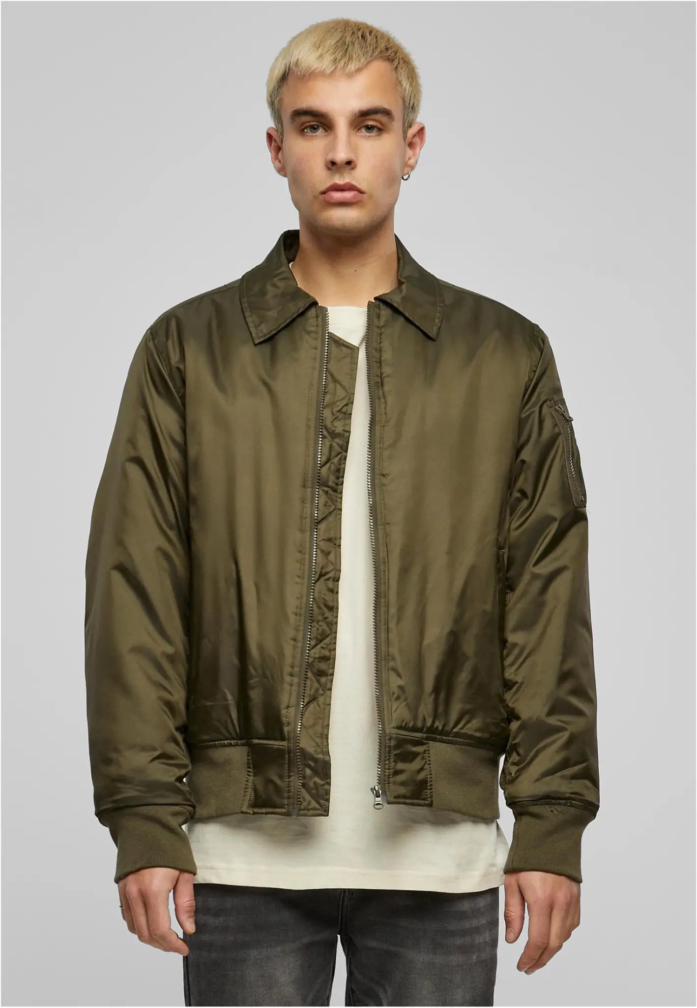 all-groups Men's Collar Bomber Jacket