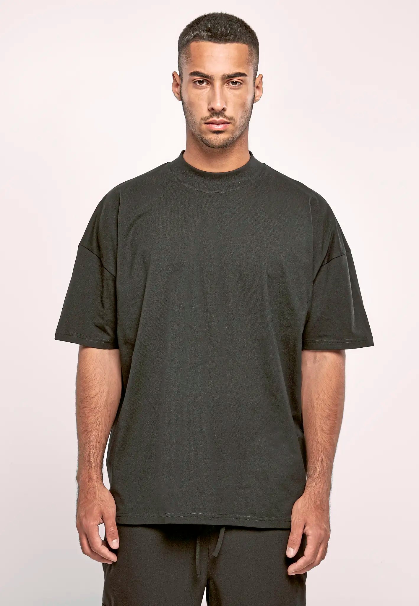 all-groups Men's Oversized Mock Neck T-Shirt