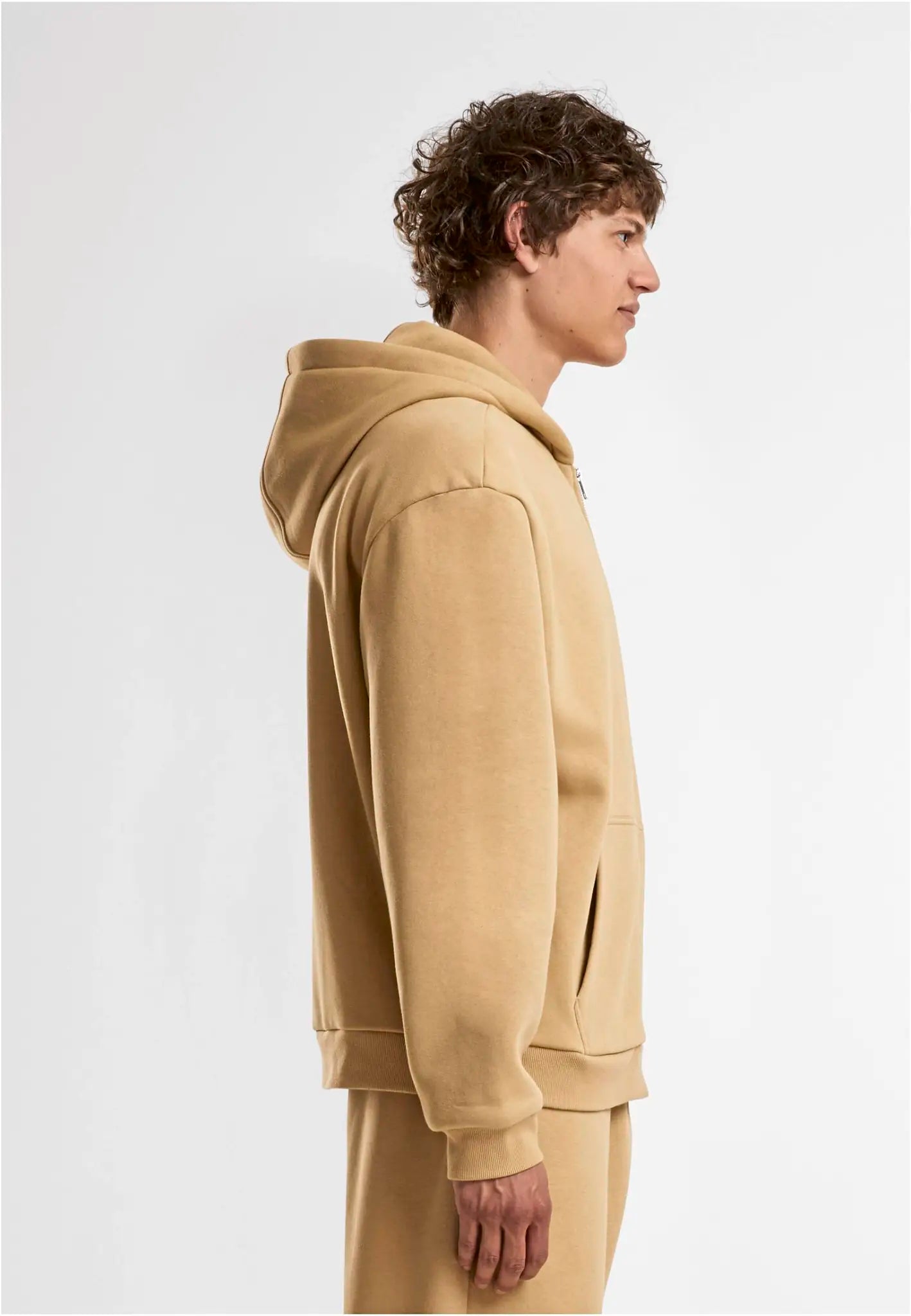 all-groups Men's Fluffy Zip Hoodie