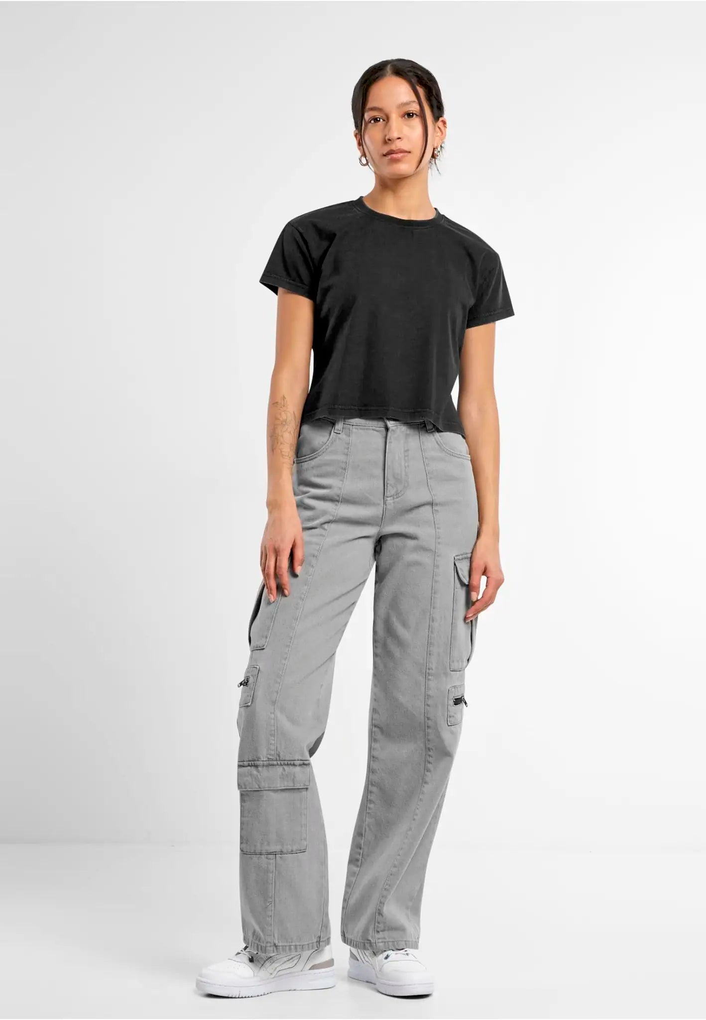 all-groups Women's Vintage Cropped Tee