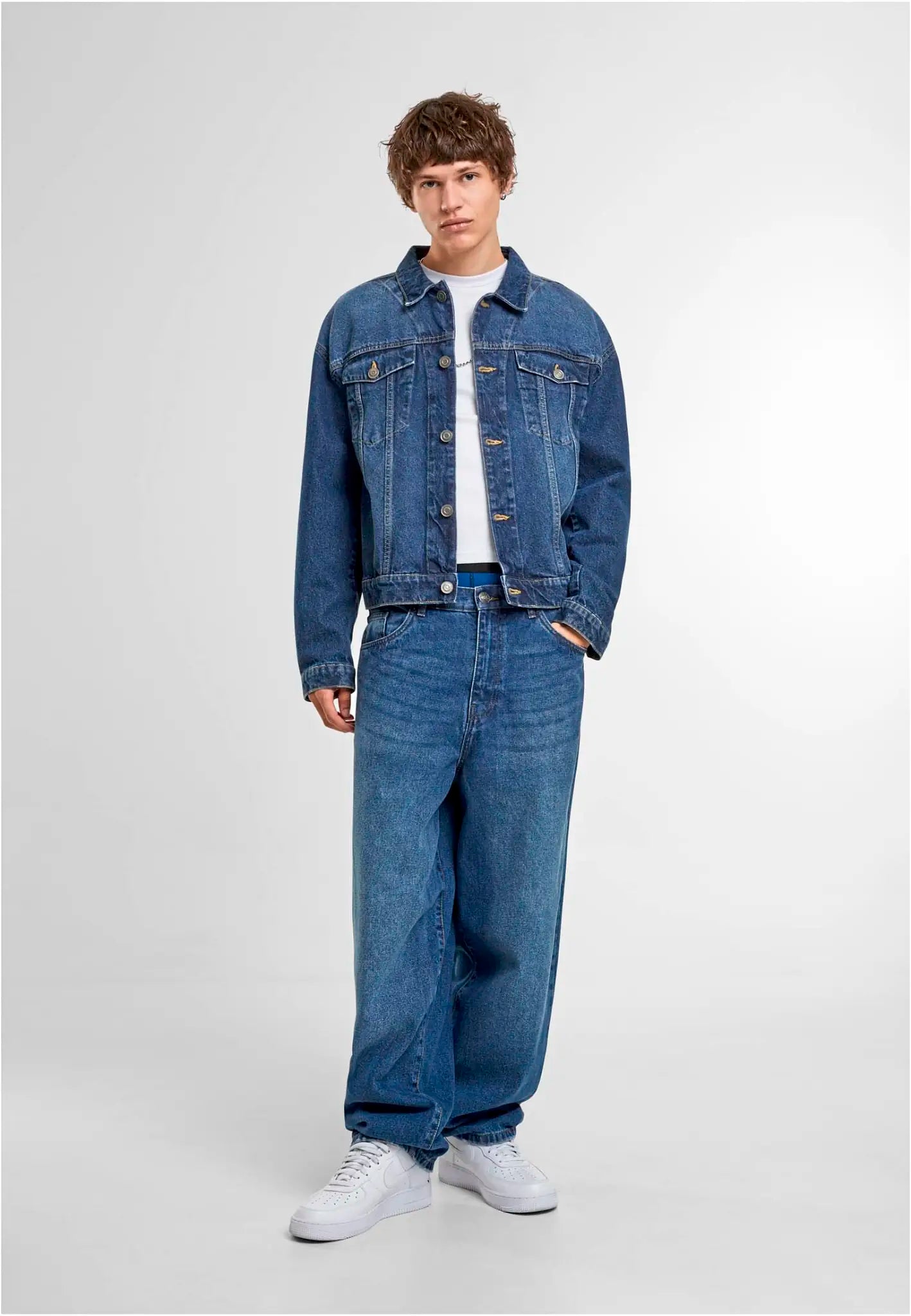 all-groups Men's Heavy Ounce Boxy Denim Jacket