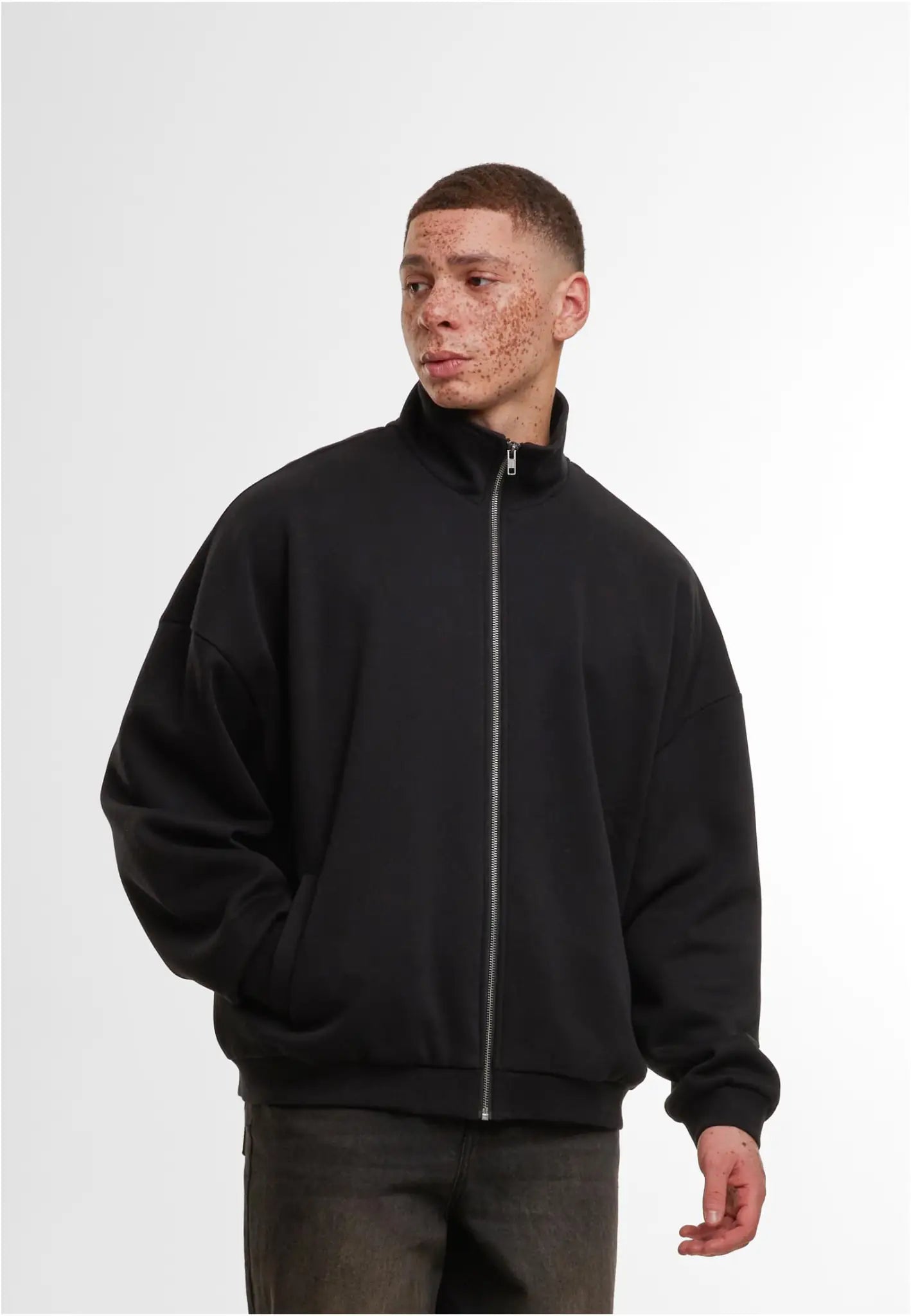 all-groups Men's Oversized Zip Jacket