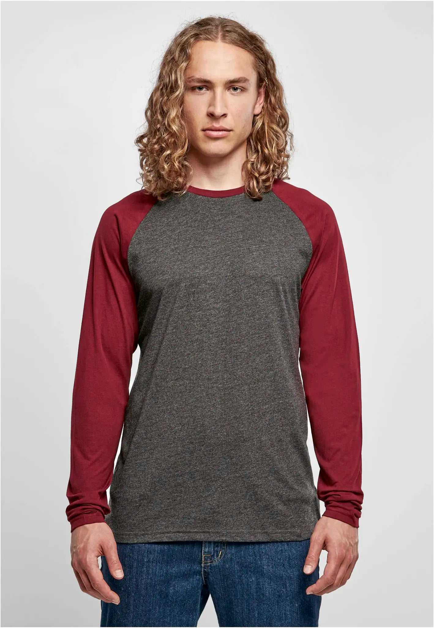 all-groups Men's Contrast Raglan Longsleeve T-Shirt