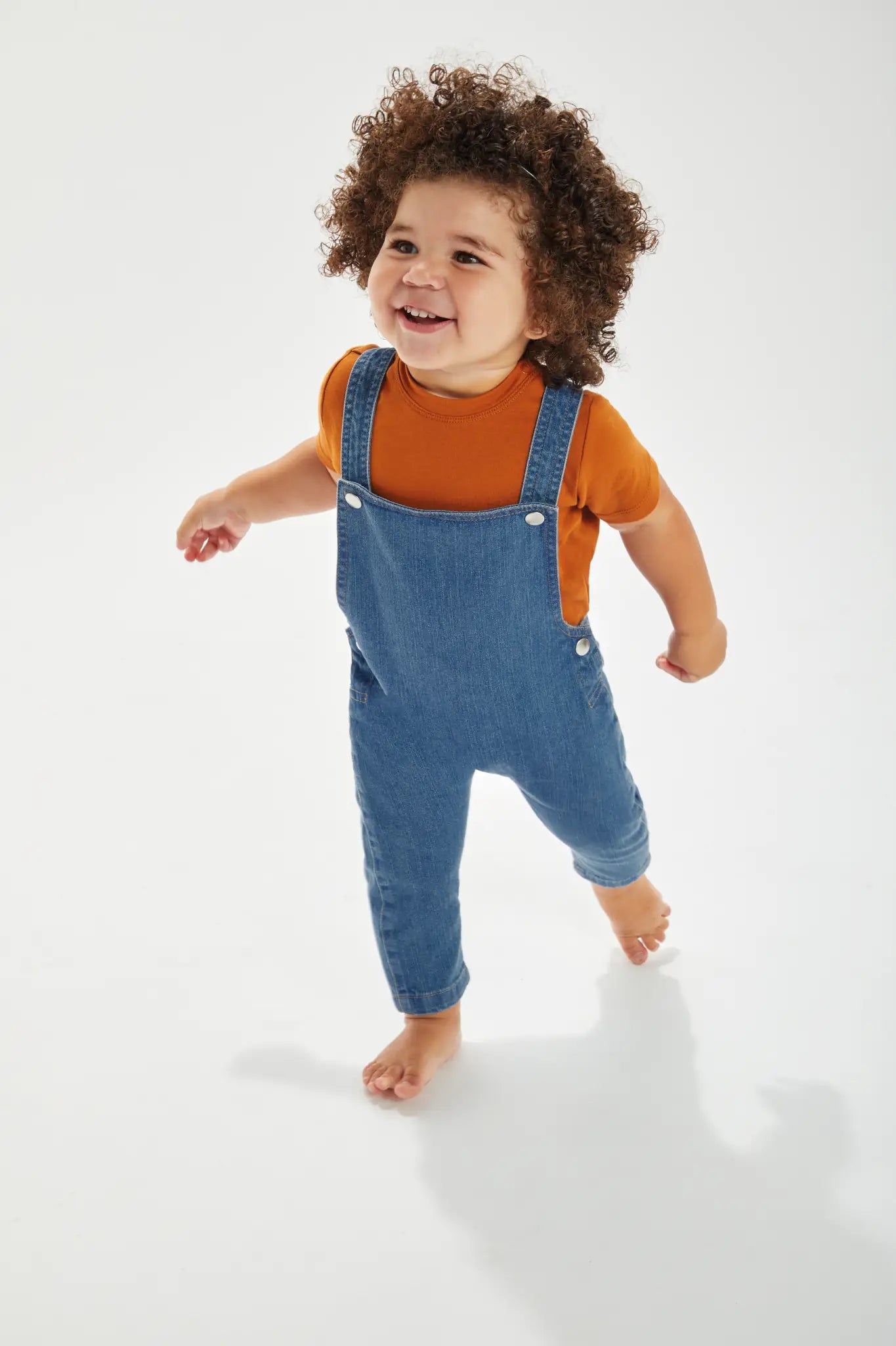 all-groups Kids' Baby Rocks Denim Dungarees