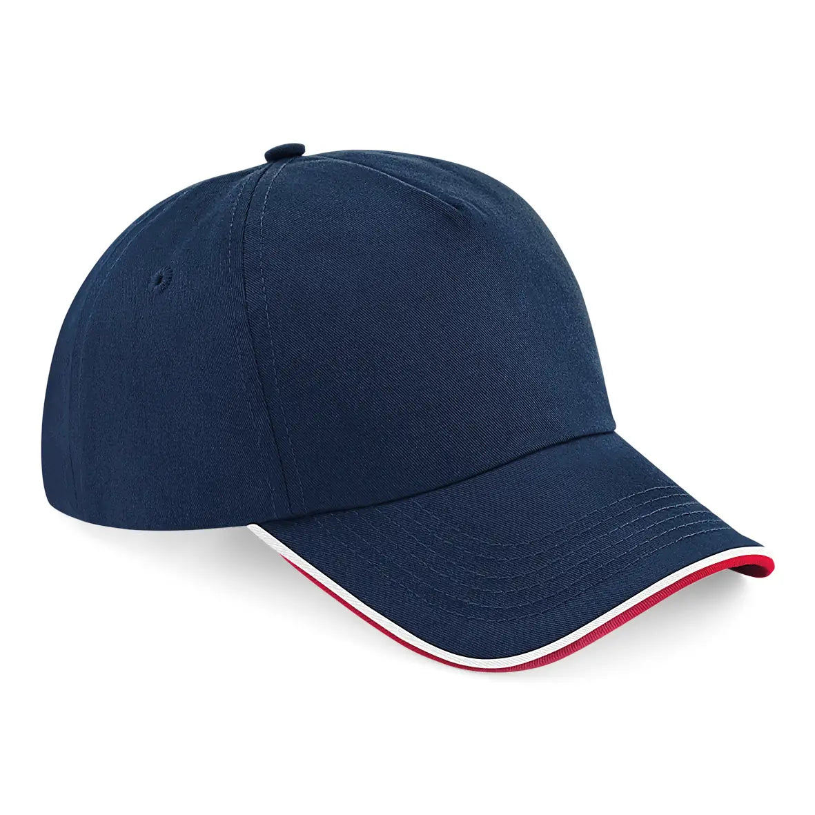 all-groups Authentic 5 Panel Cap Piped Peak
